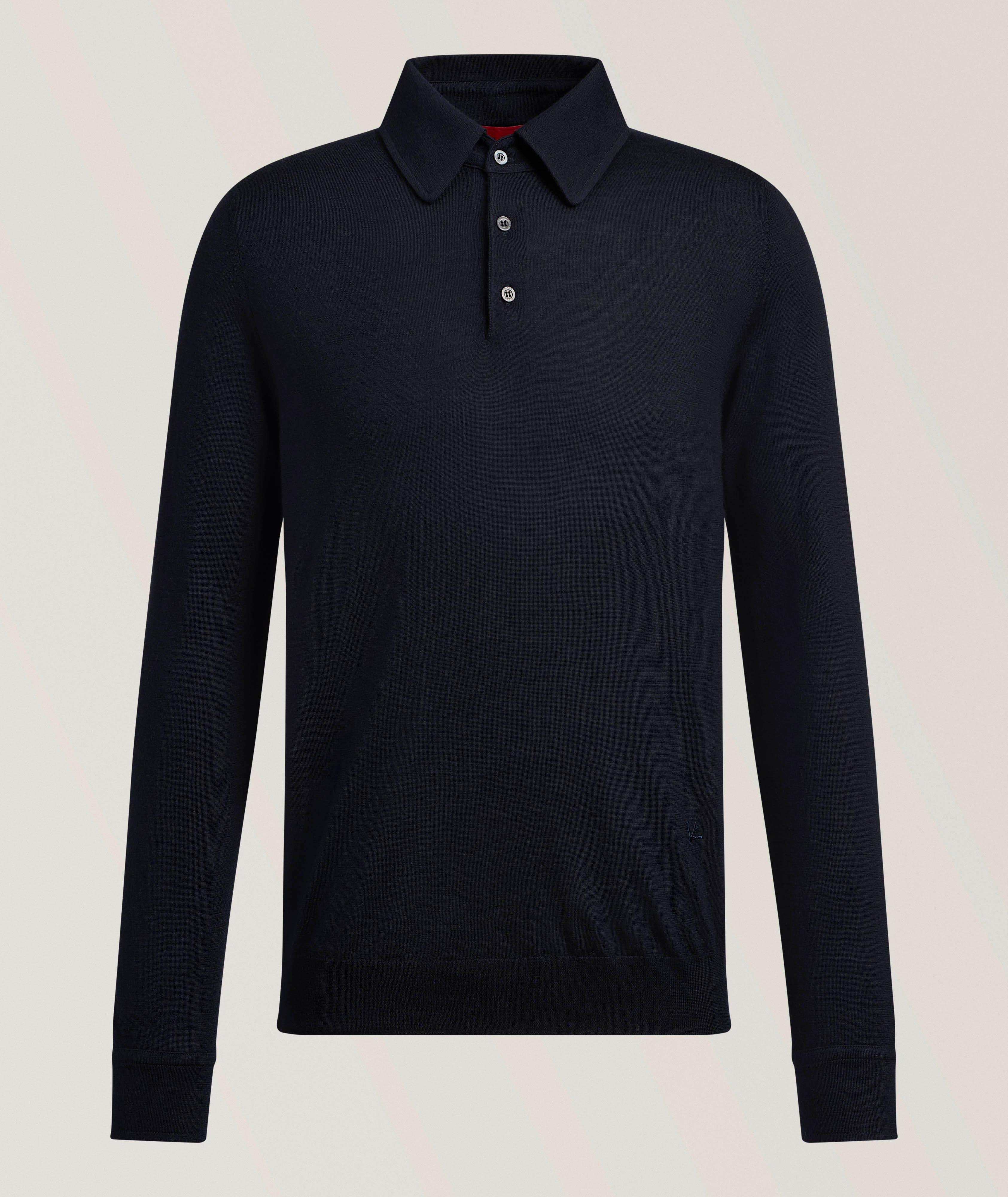 Cashmere-Silk Polo Shirt image 0