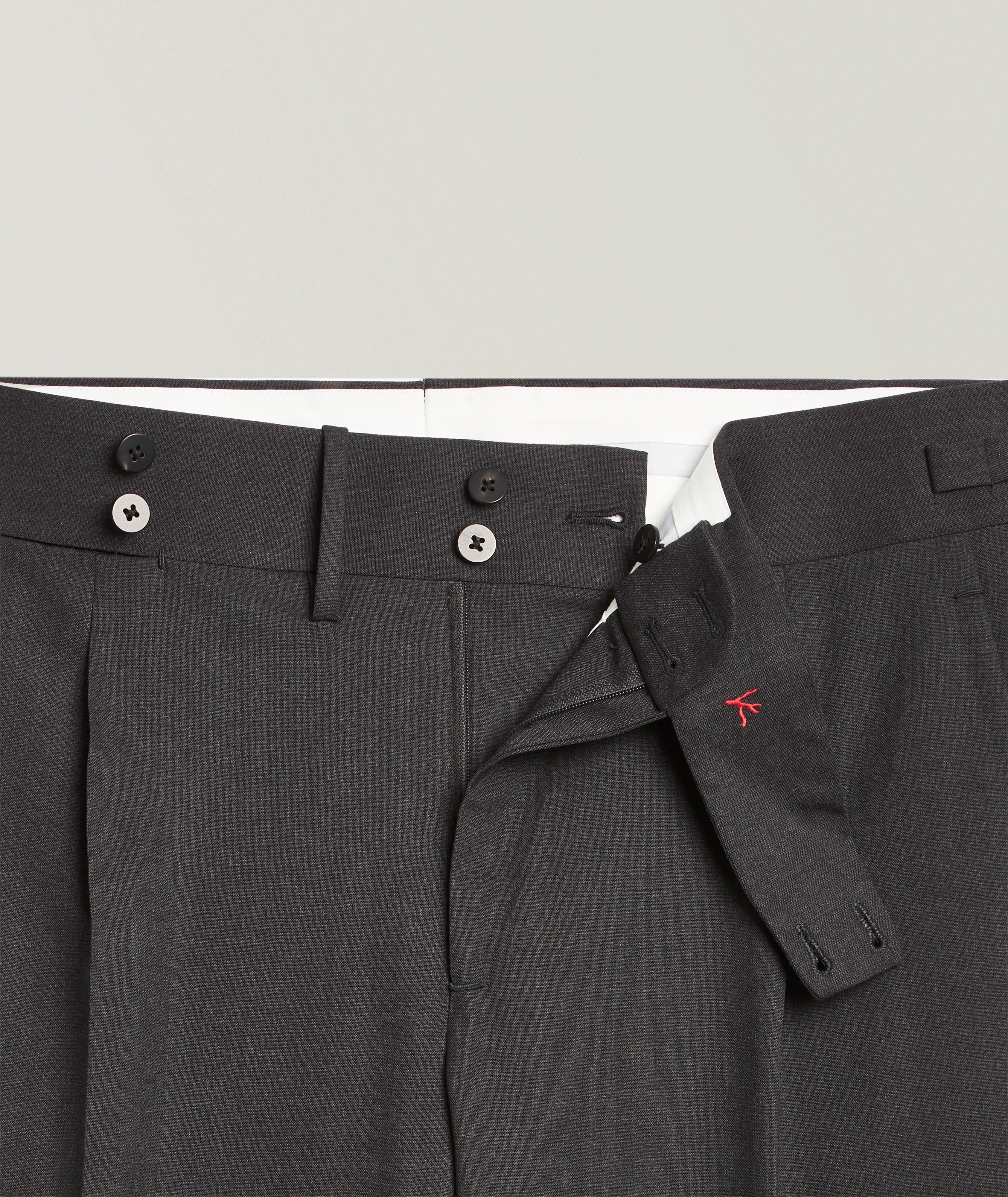 Pantalon laine-mélange plissé image 1