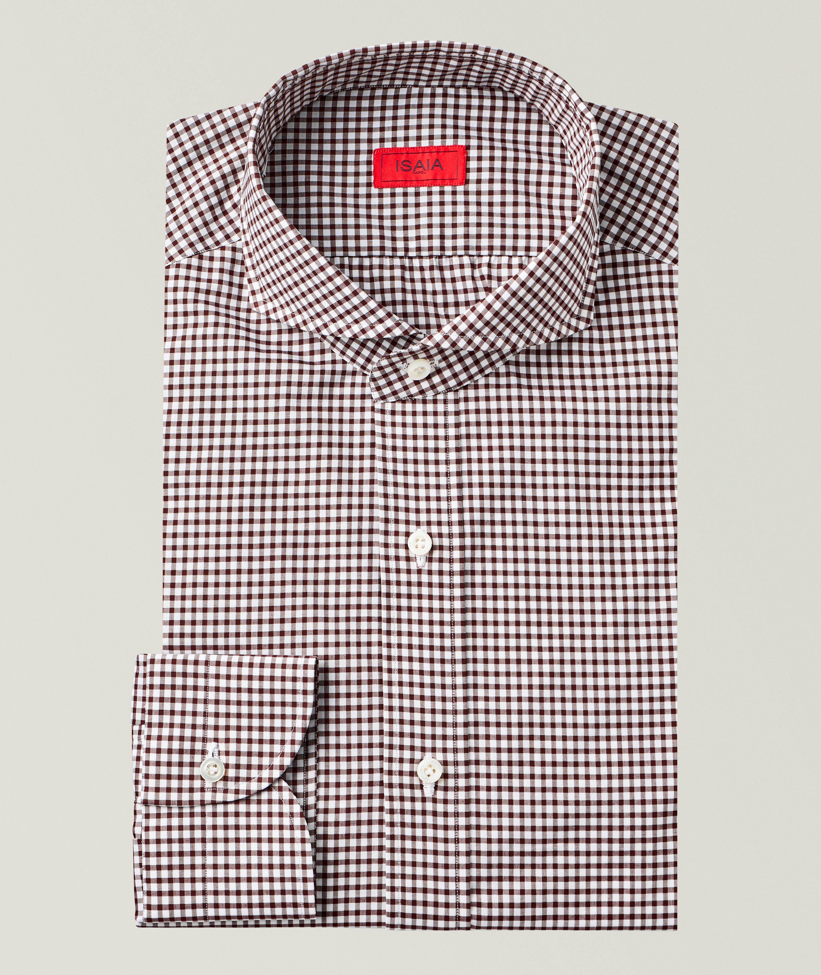 Chemise habillée coton vichy image 0