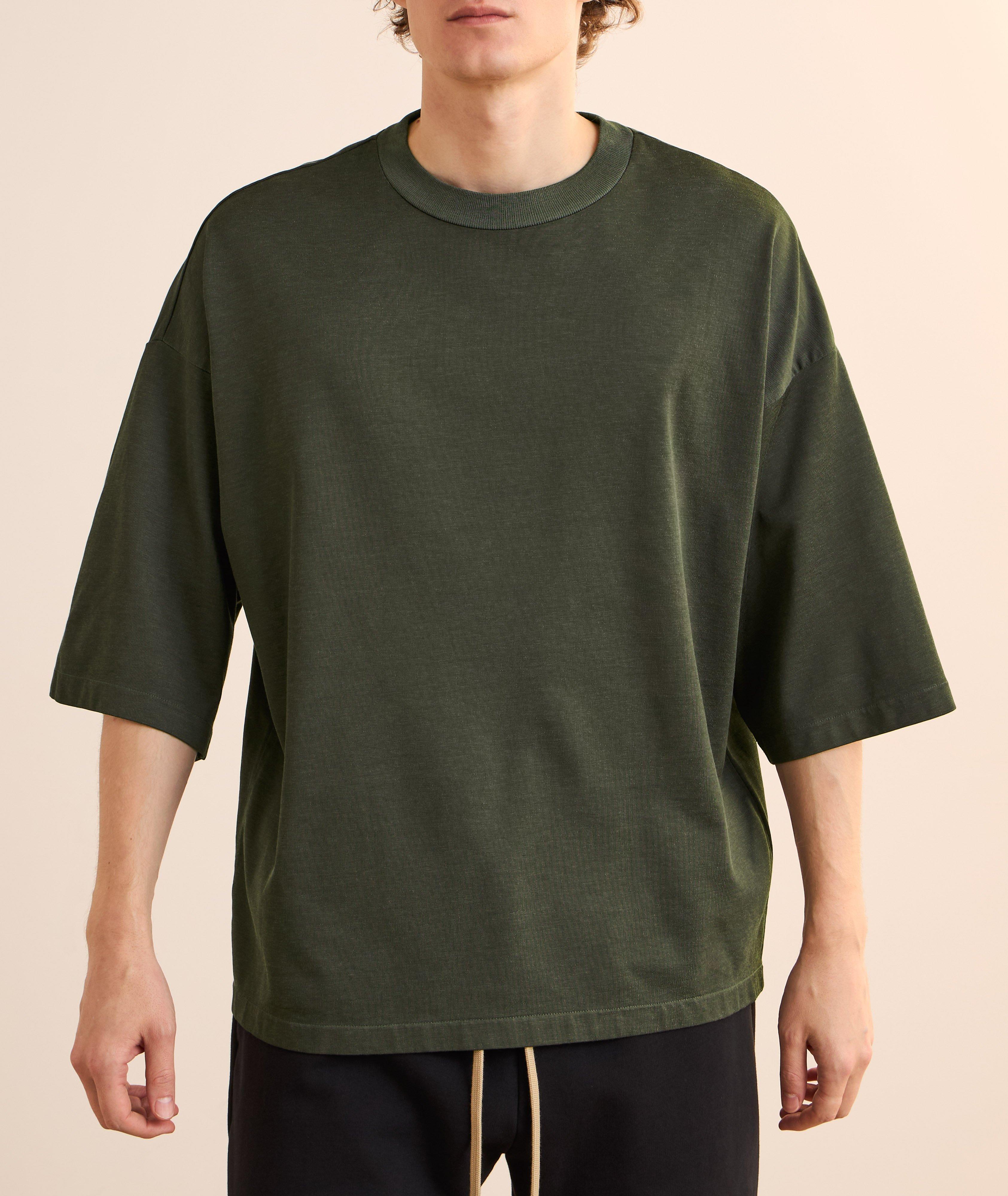 Relaxed Cotton-Blend T-Shirt  image 1