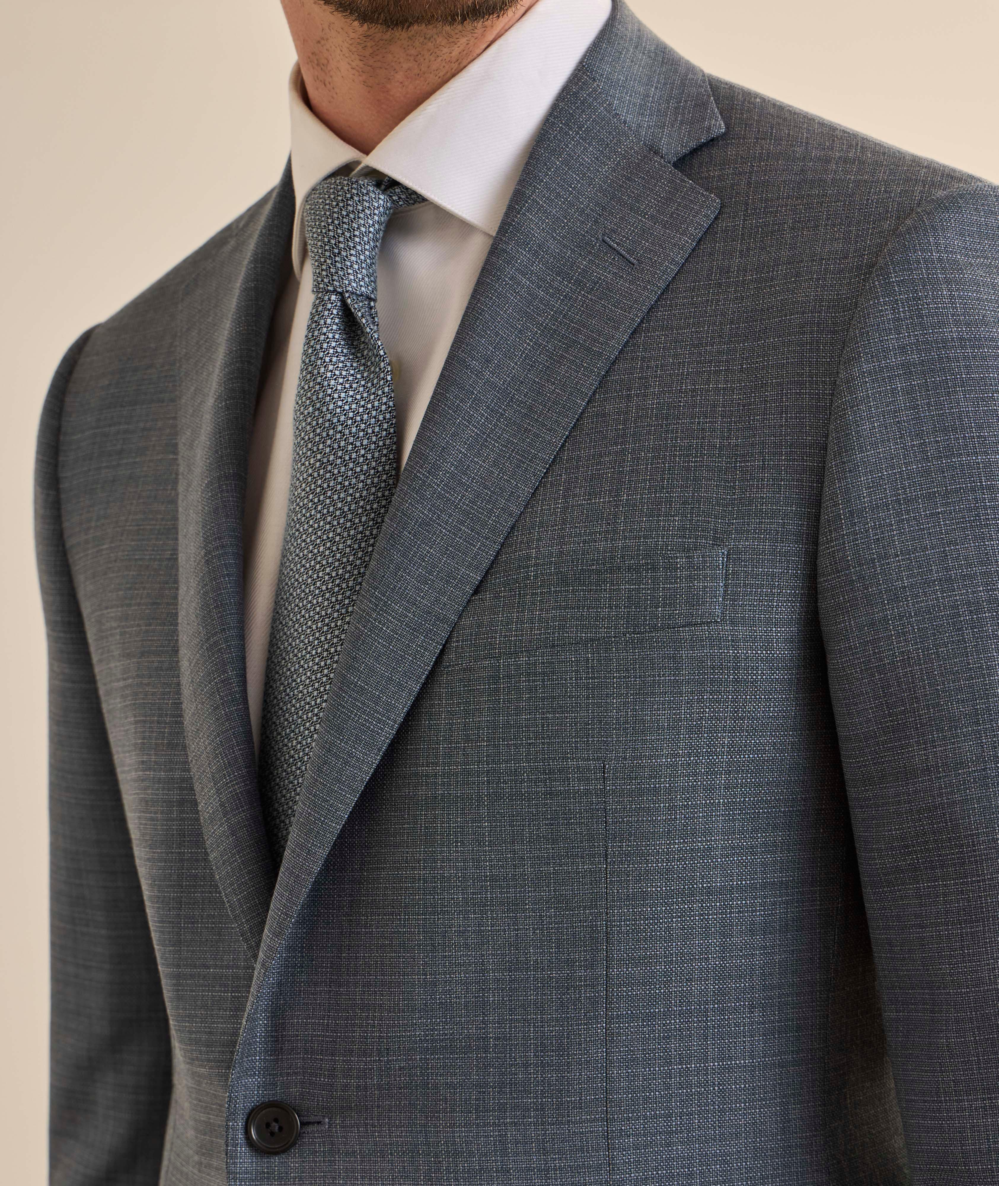 Cosmo Striped Stretch-Wool Suit image 3
