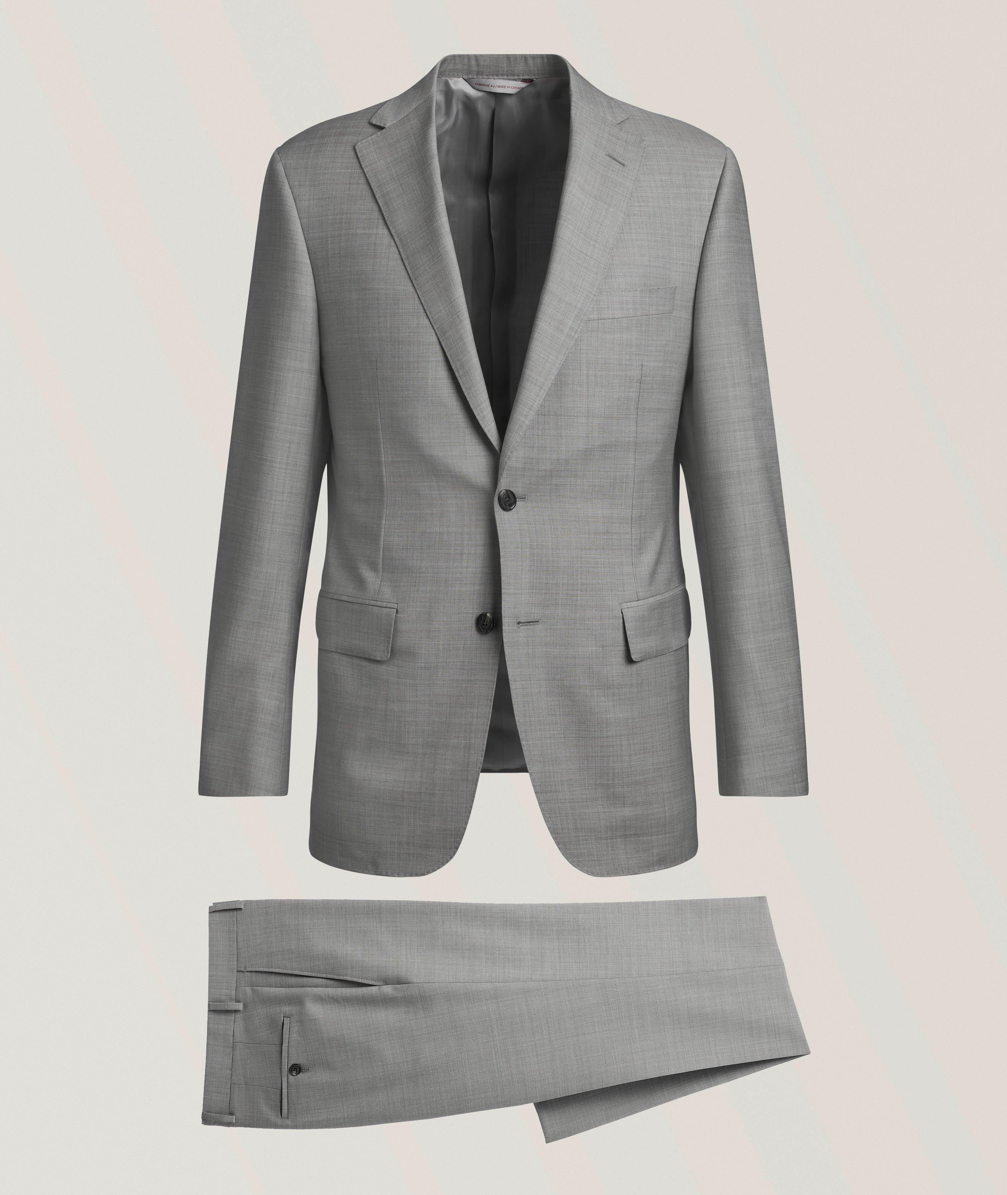 Samuelsohn Cosmo Solid Wool Suit