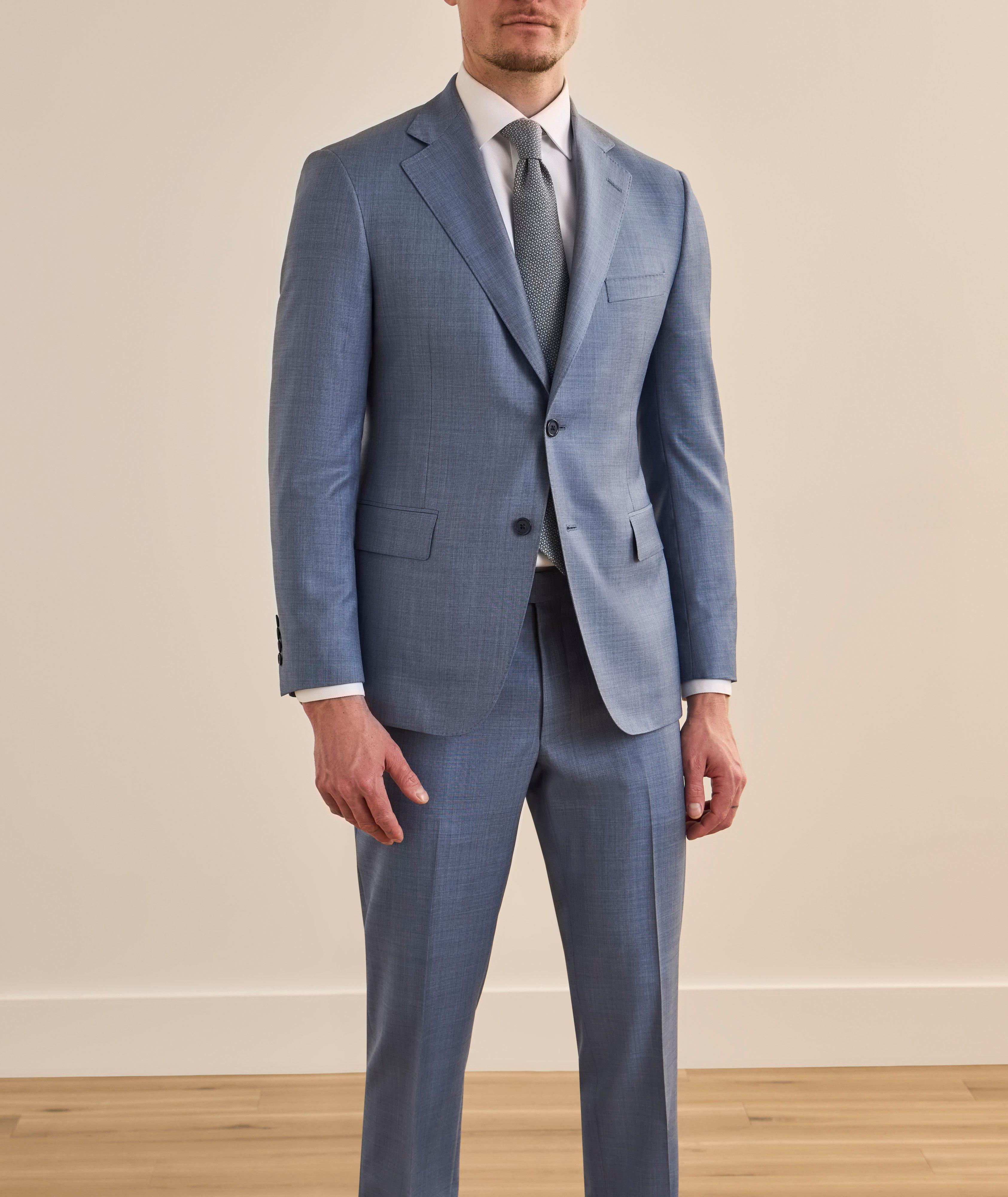 Madison Sharkskin Super 110s Wool Suit  image 1