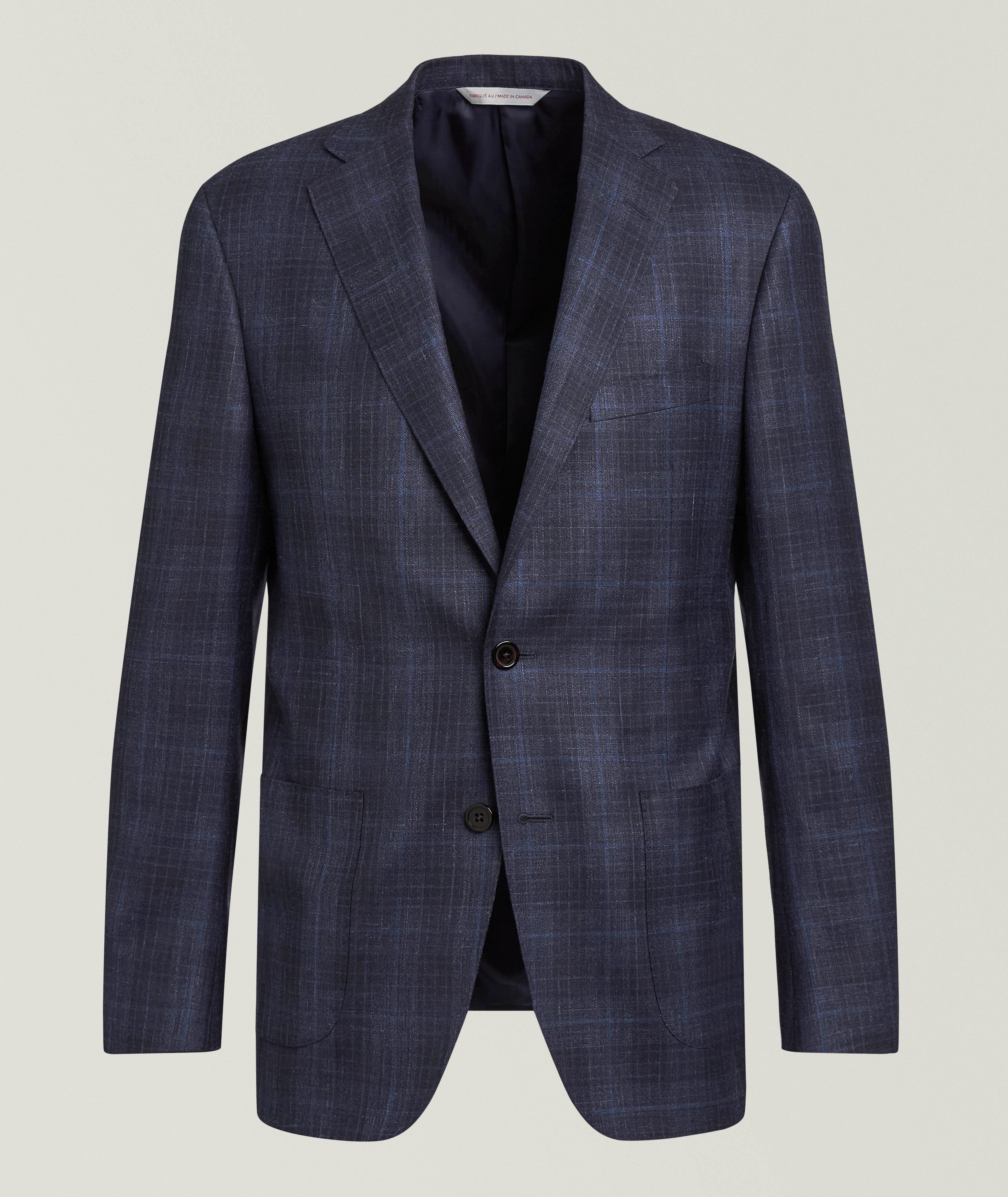 Cosmo Windowpane Wool-Blend Sport Jacket image 0