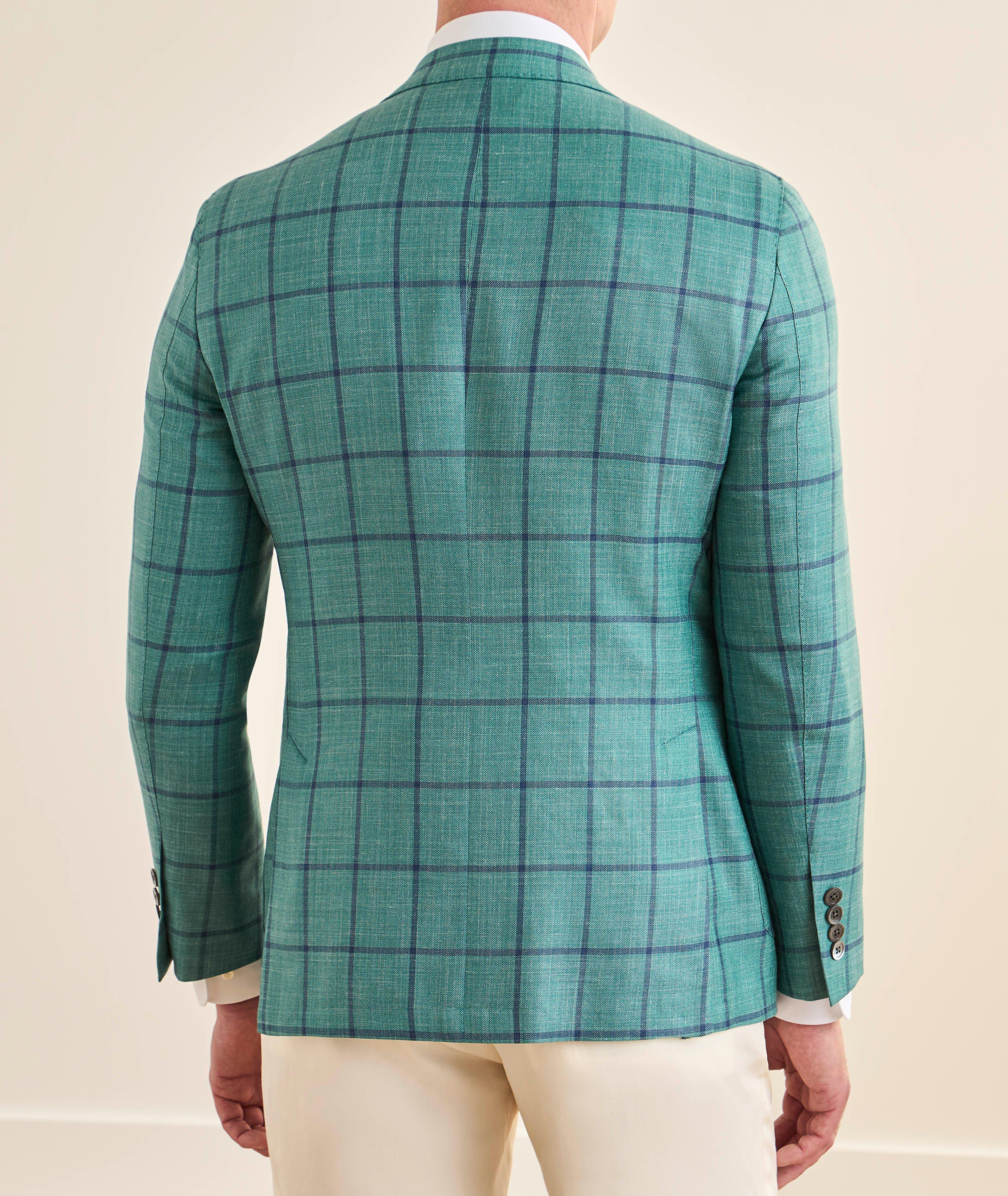 Windowpane Wool-Blend Sport Jacket  image 2