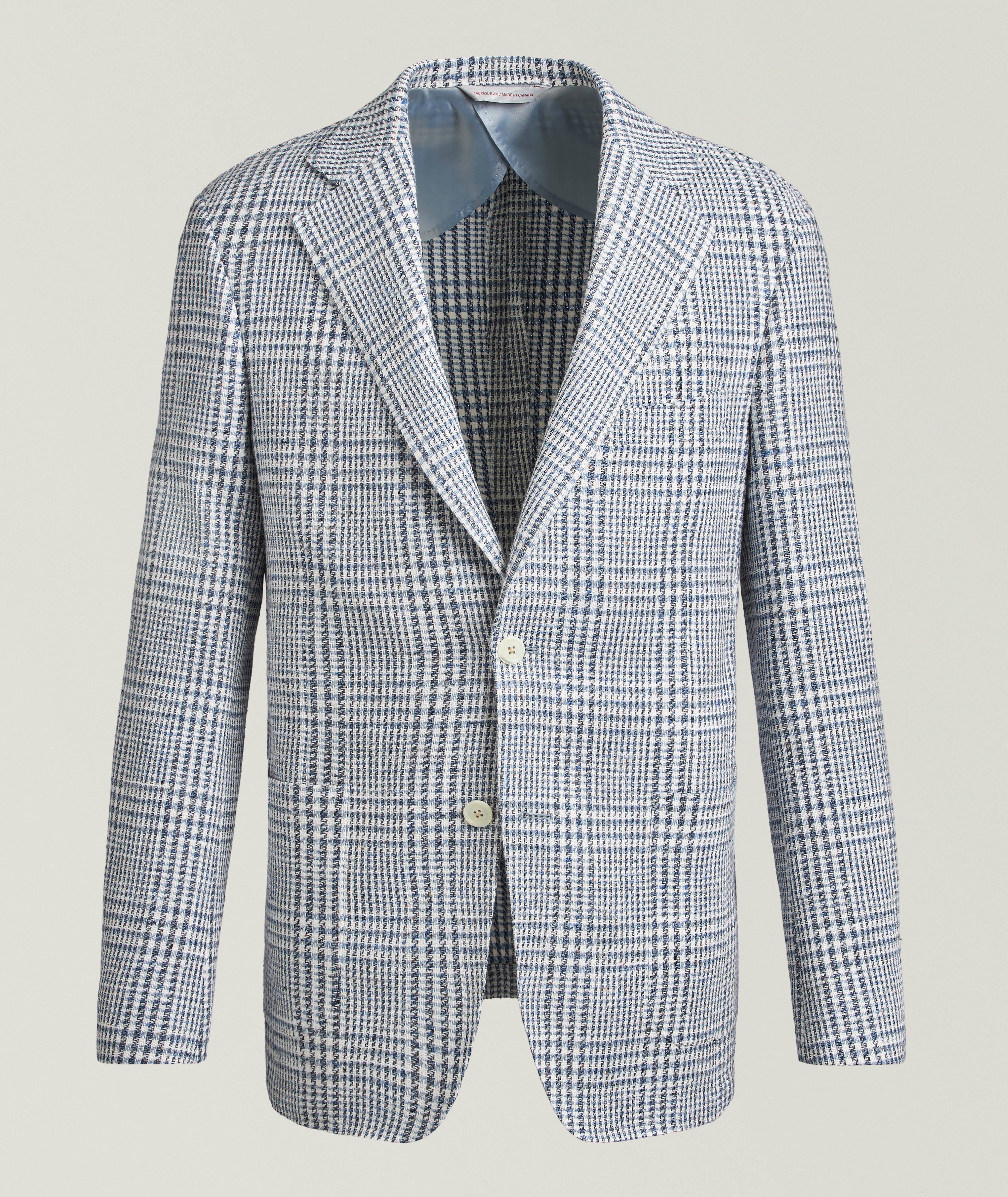 Samuelsohn Plaid Super Canvas Sport Jacket 