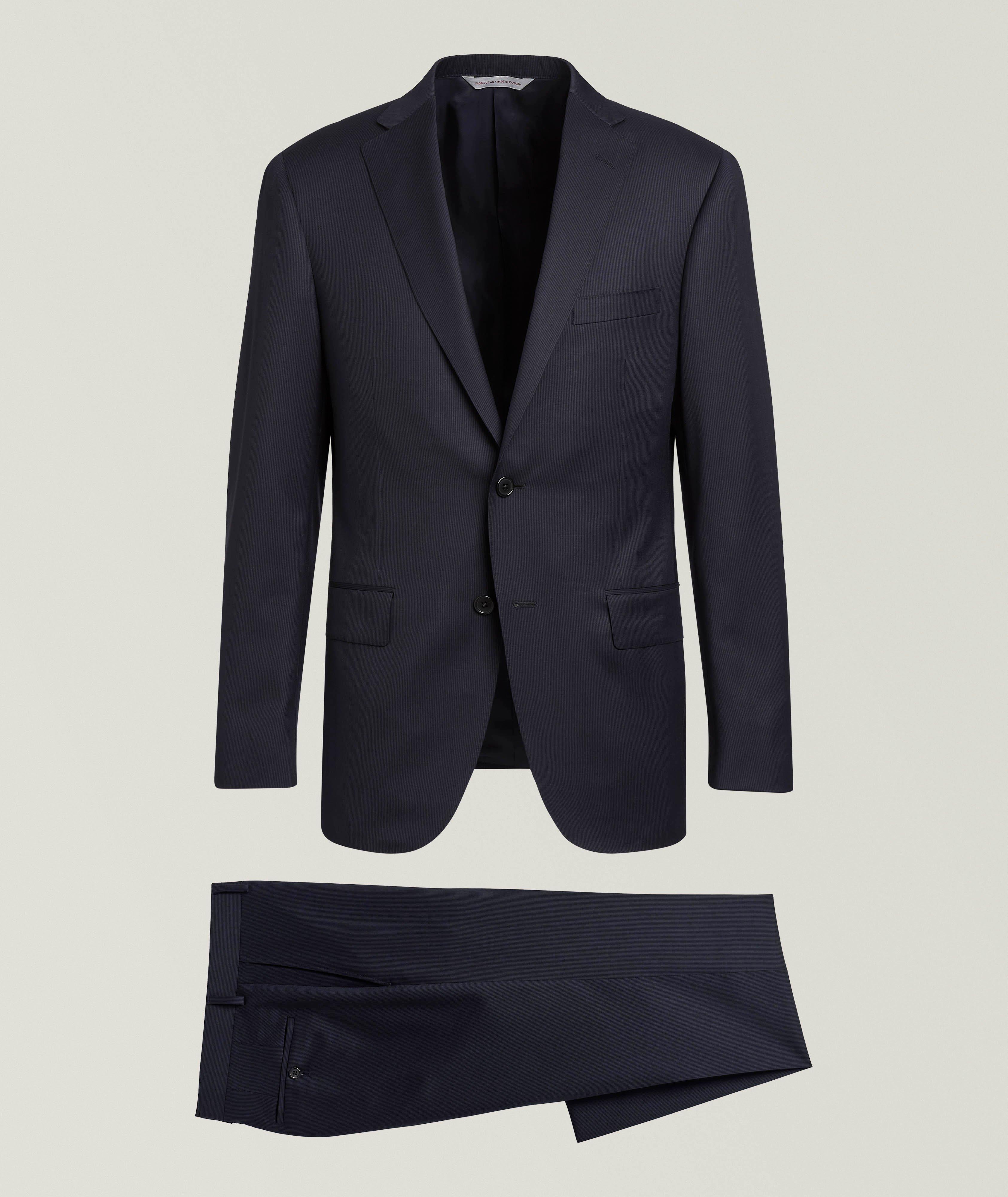 Samuelsohn Cosmo Milano Striped Wool Suit