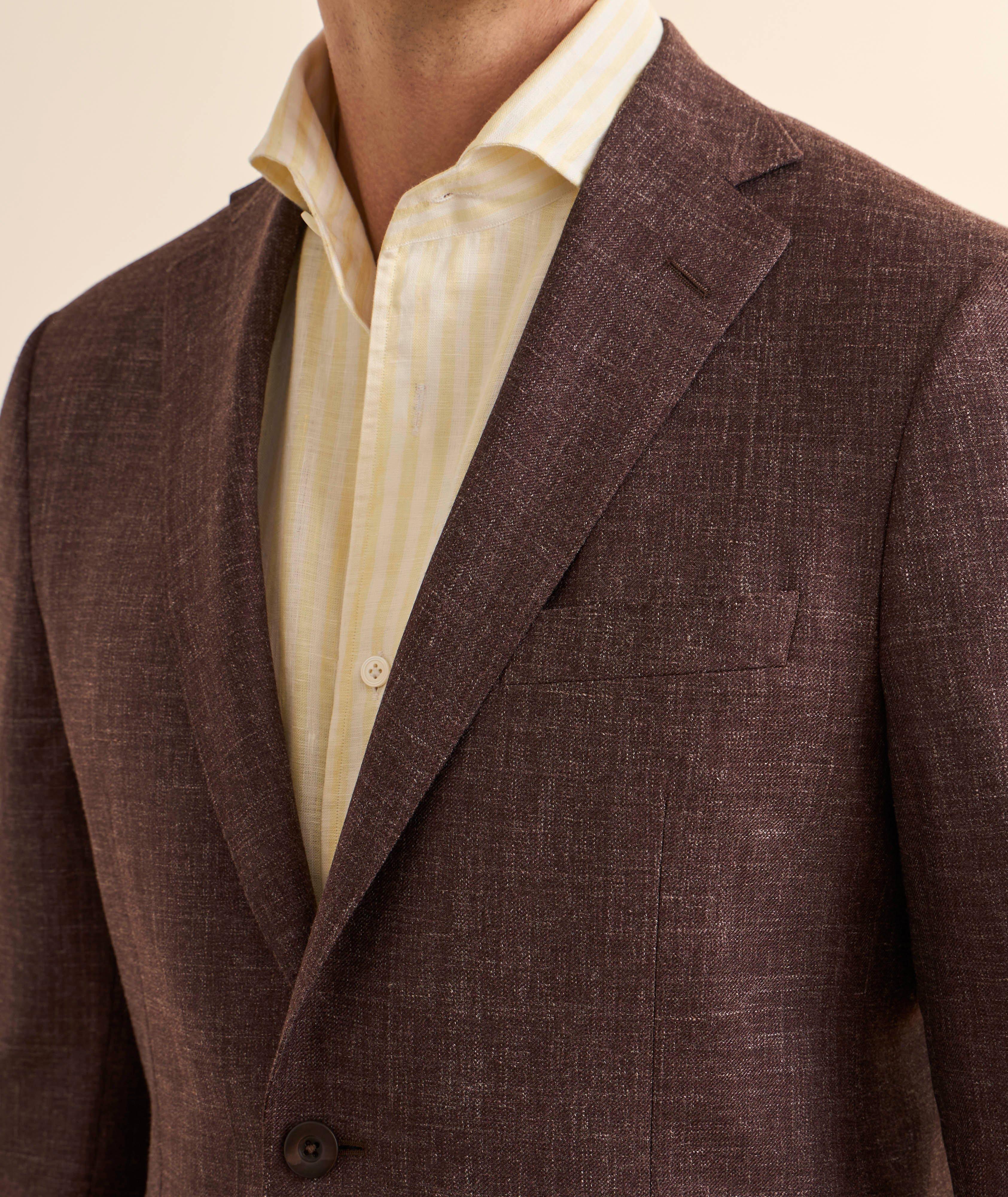 Veston sport laine-soie-lin Cosmo image 3