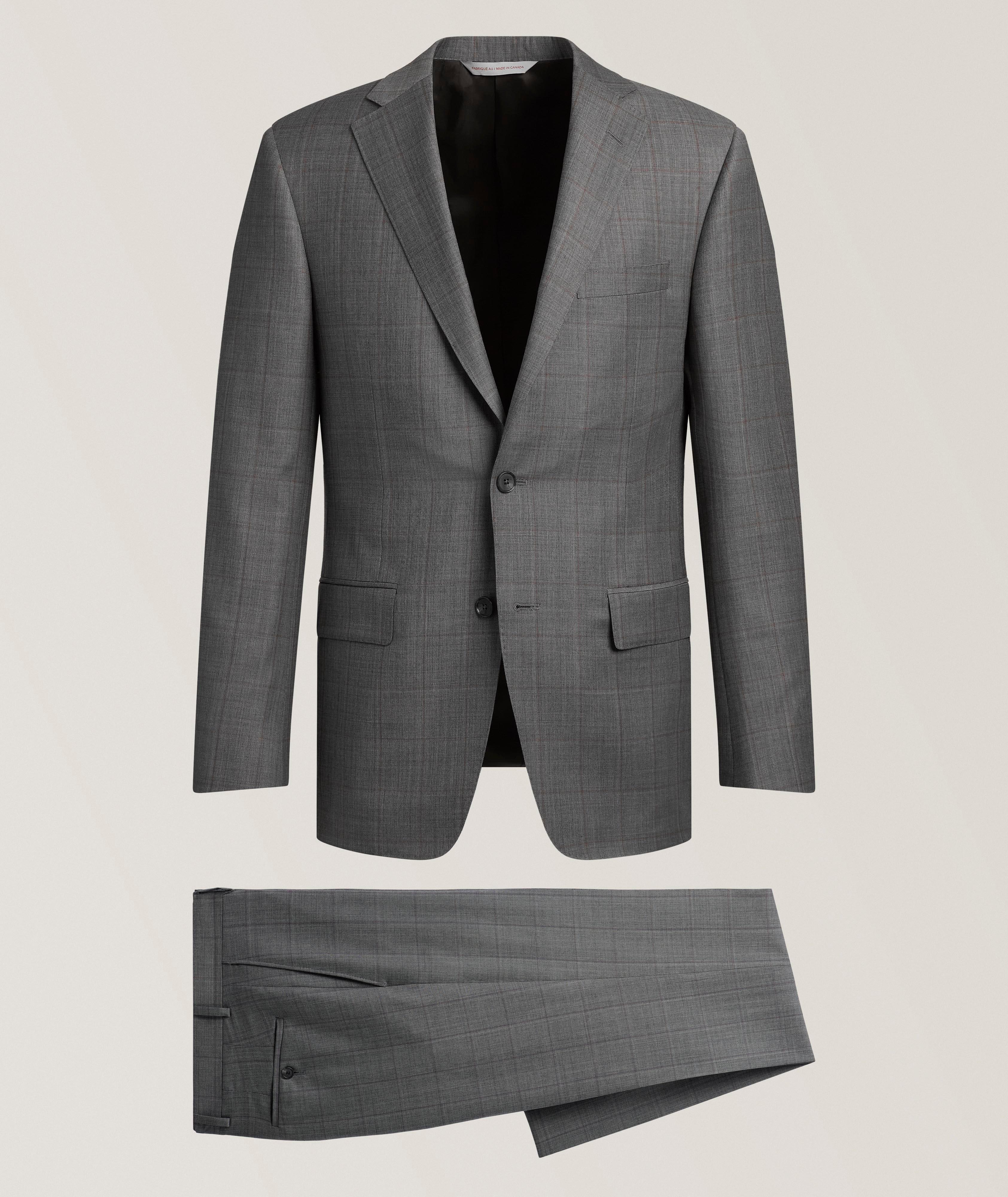Samuelsohn Cosmo Checked Super 130s Wool Suit 