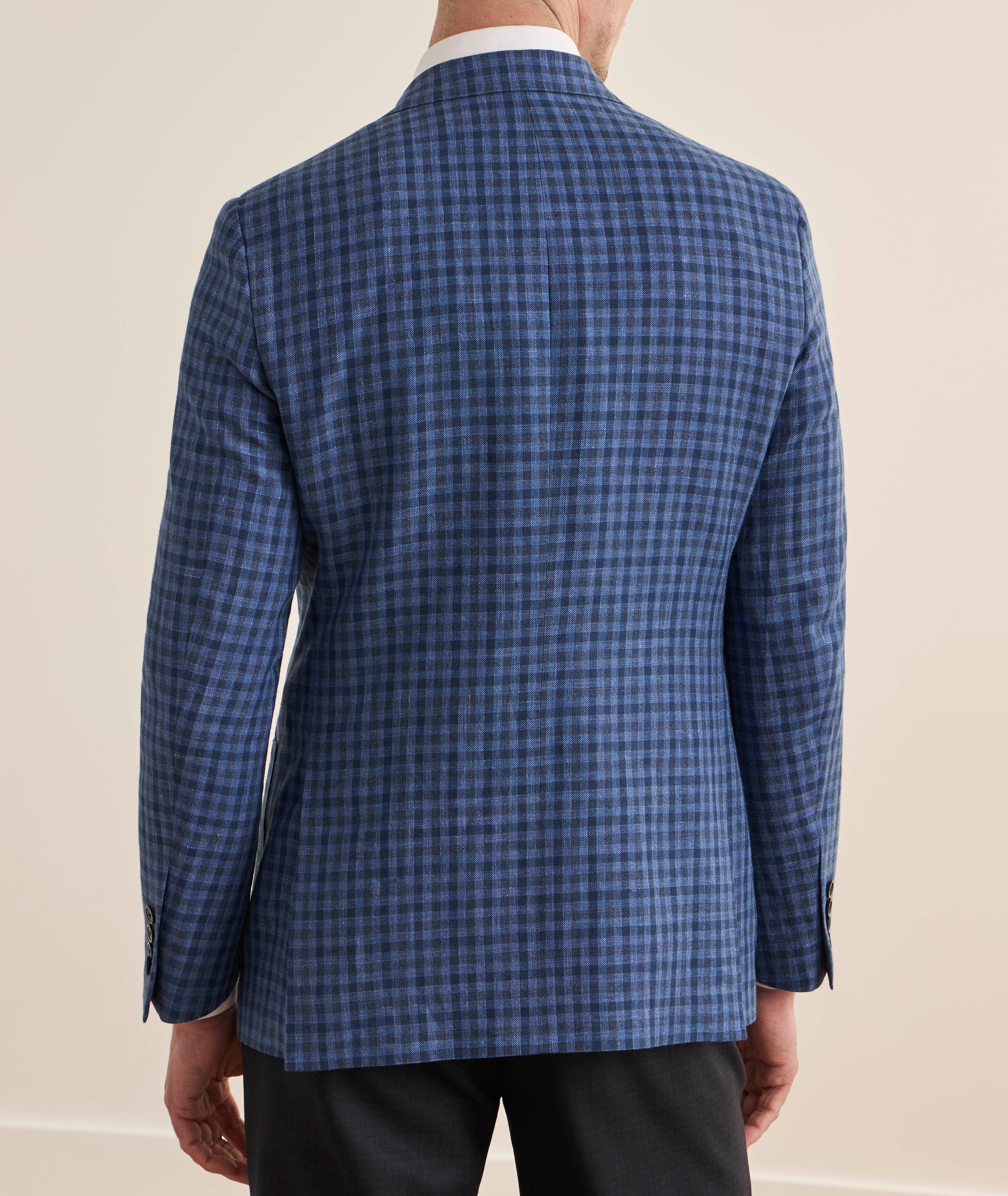 Veston sport lin-laine vichy Cosmo image 2