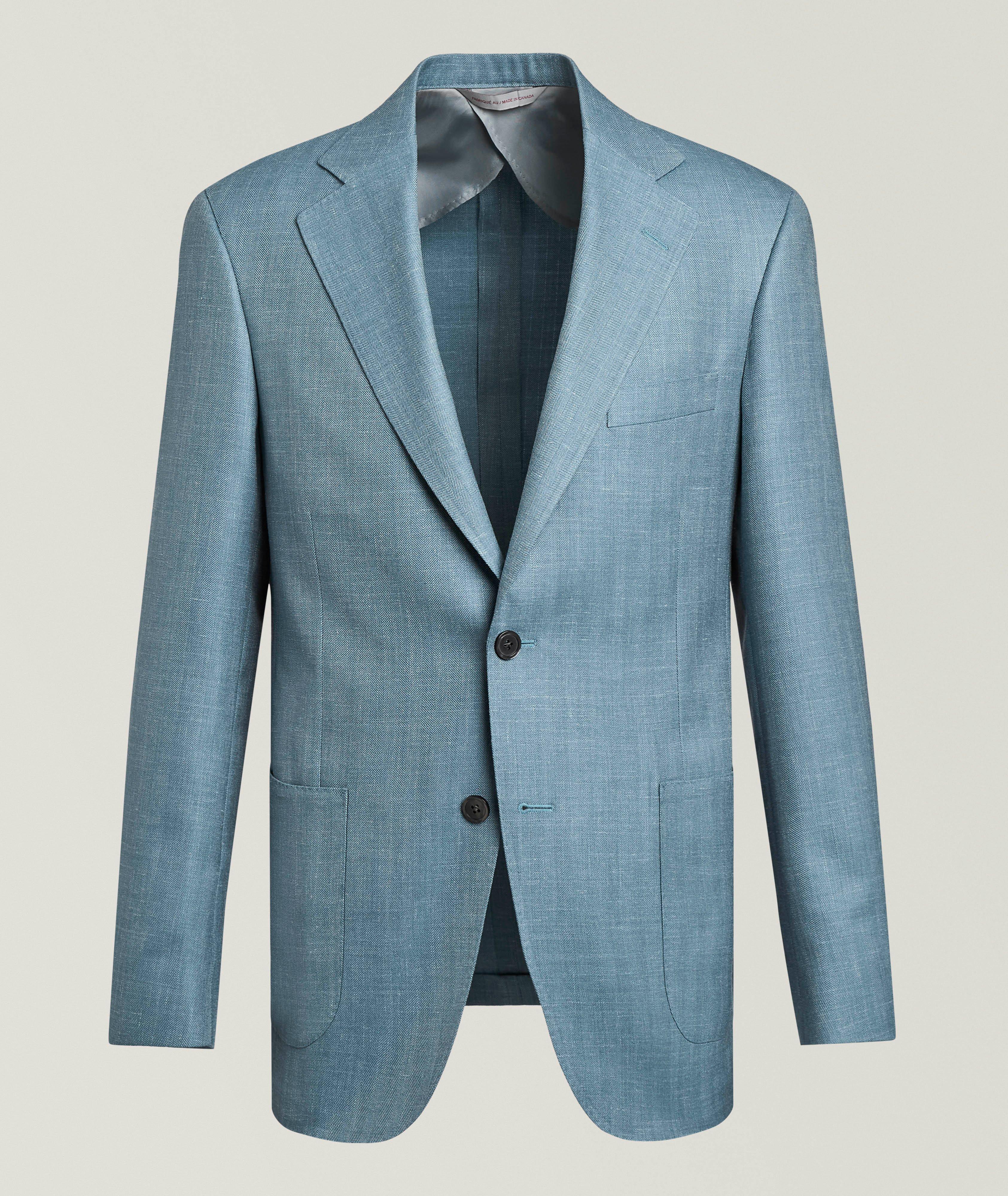 Herringbone Wool-Blend Sport Jacket  image 0