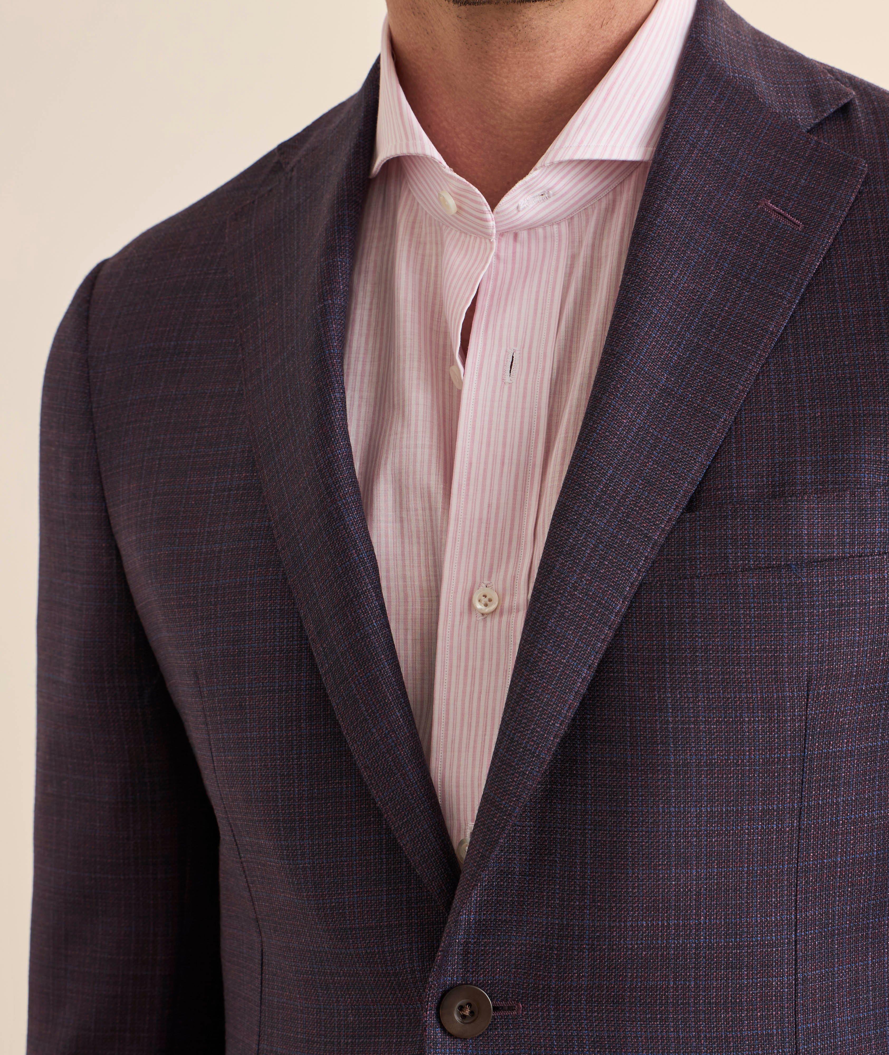 Cosmo Checked Super 130s Wool Suit image 3