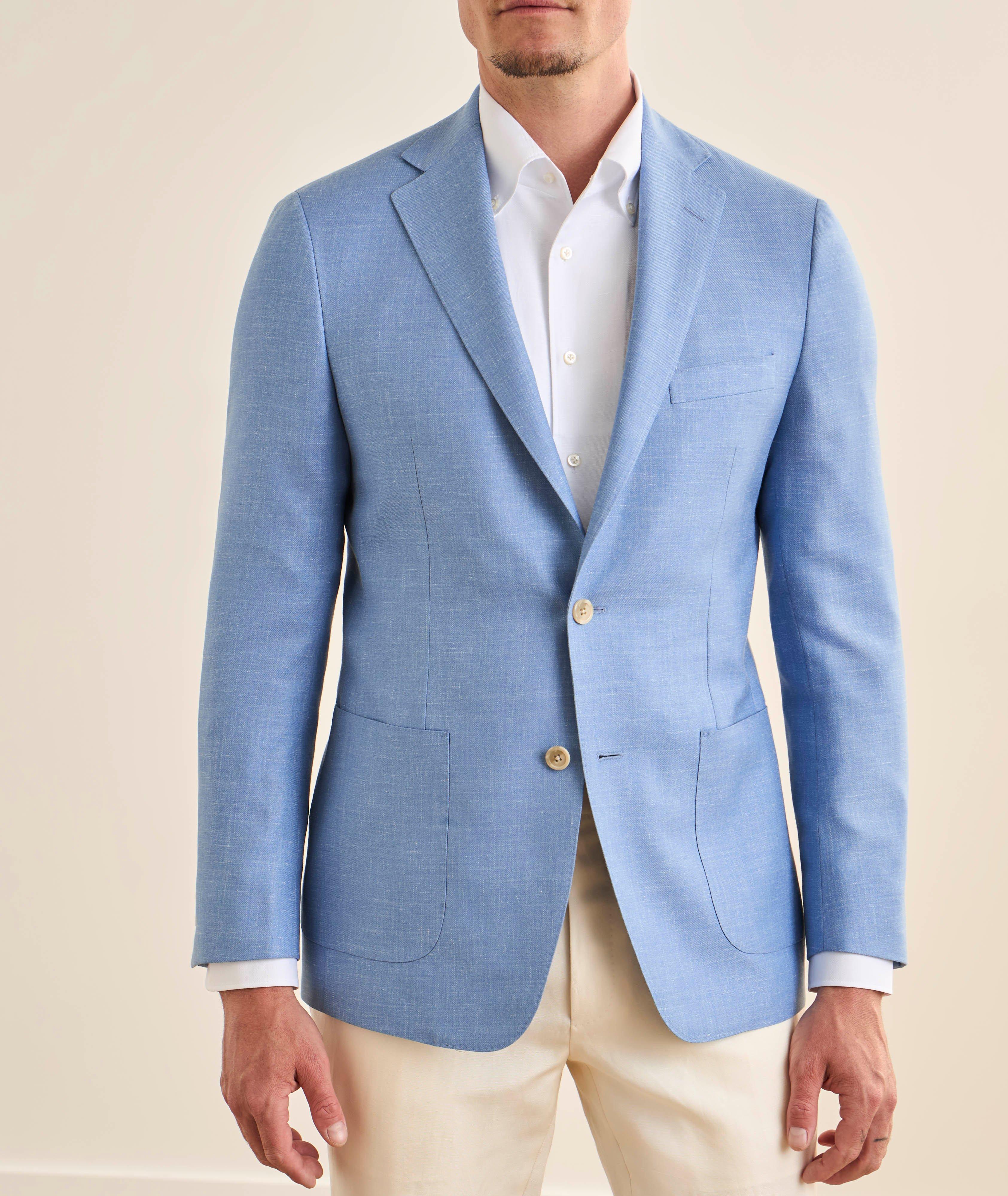 Veston sport laine-soie-lin Cosmo image 1