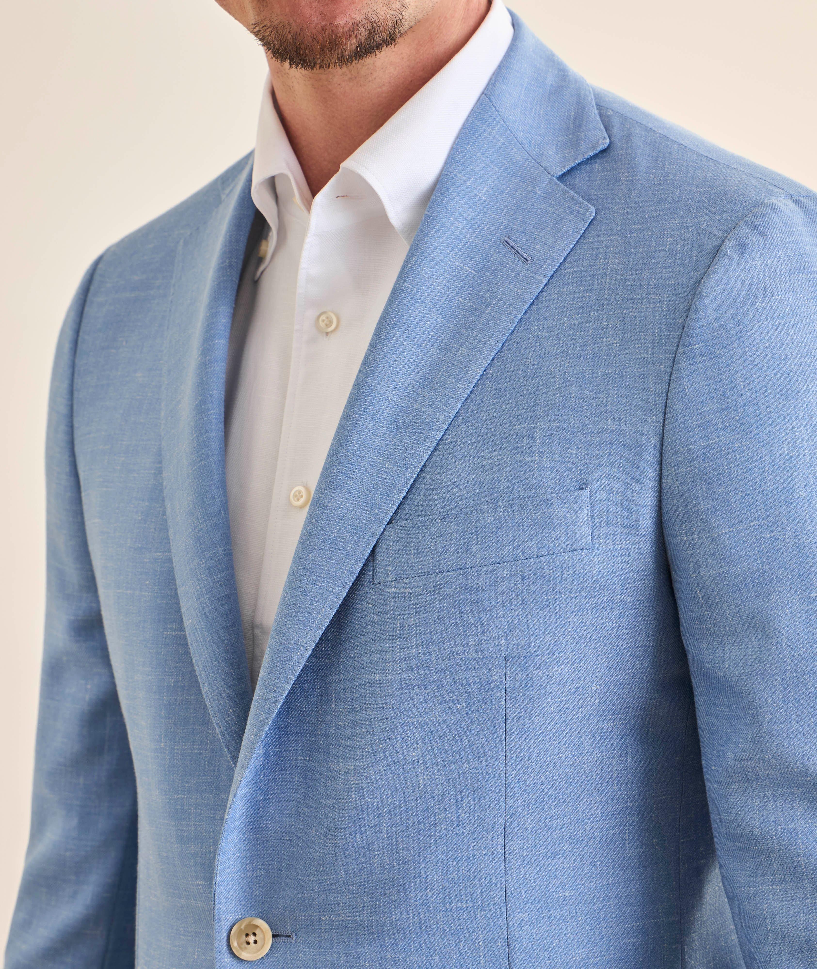 Veston sport laine-soie-lin Cosmo image 3