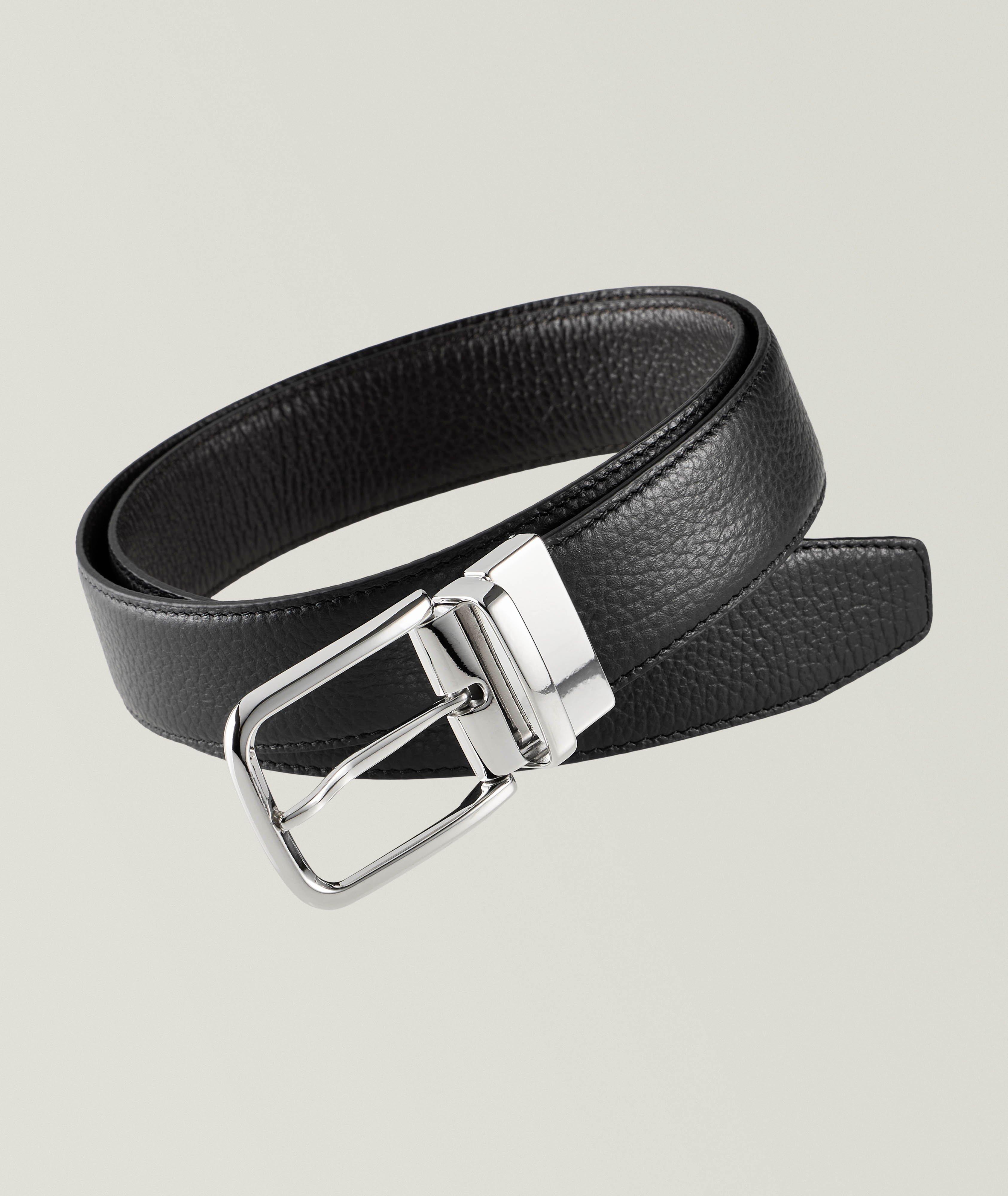 Reversible Soft Grain Leather Belt image 0