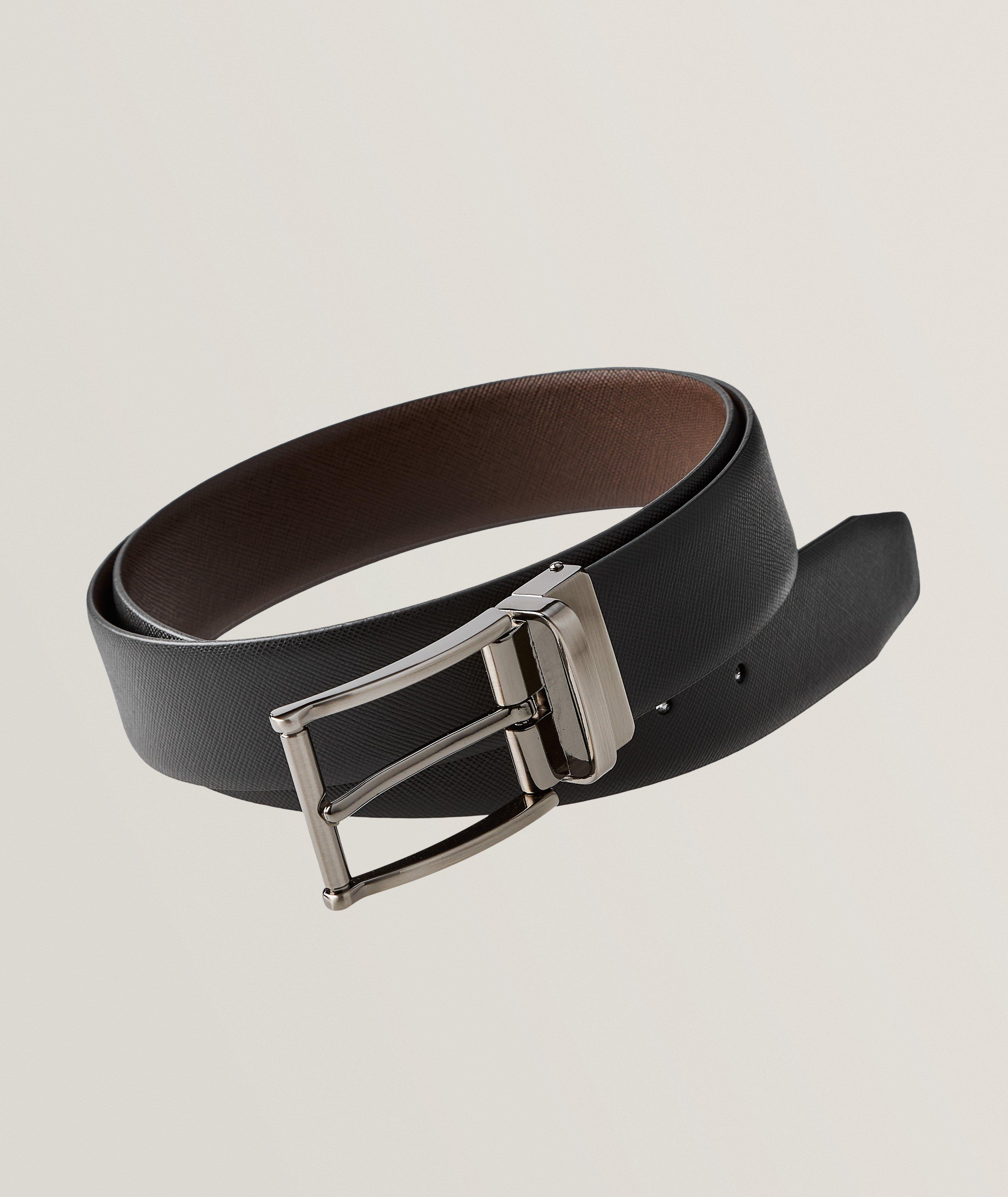 Harold Reversible Saffiano Belt