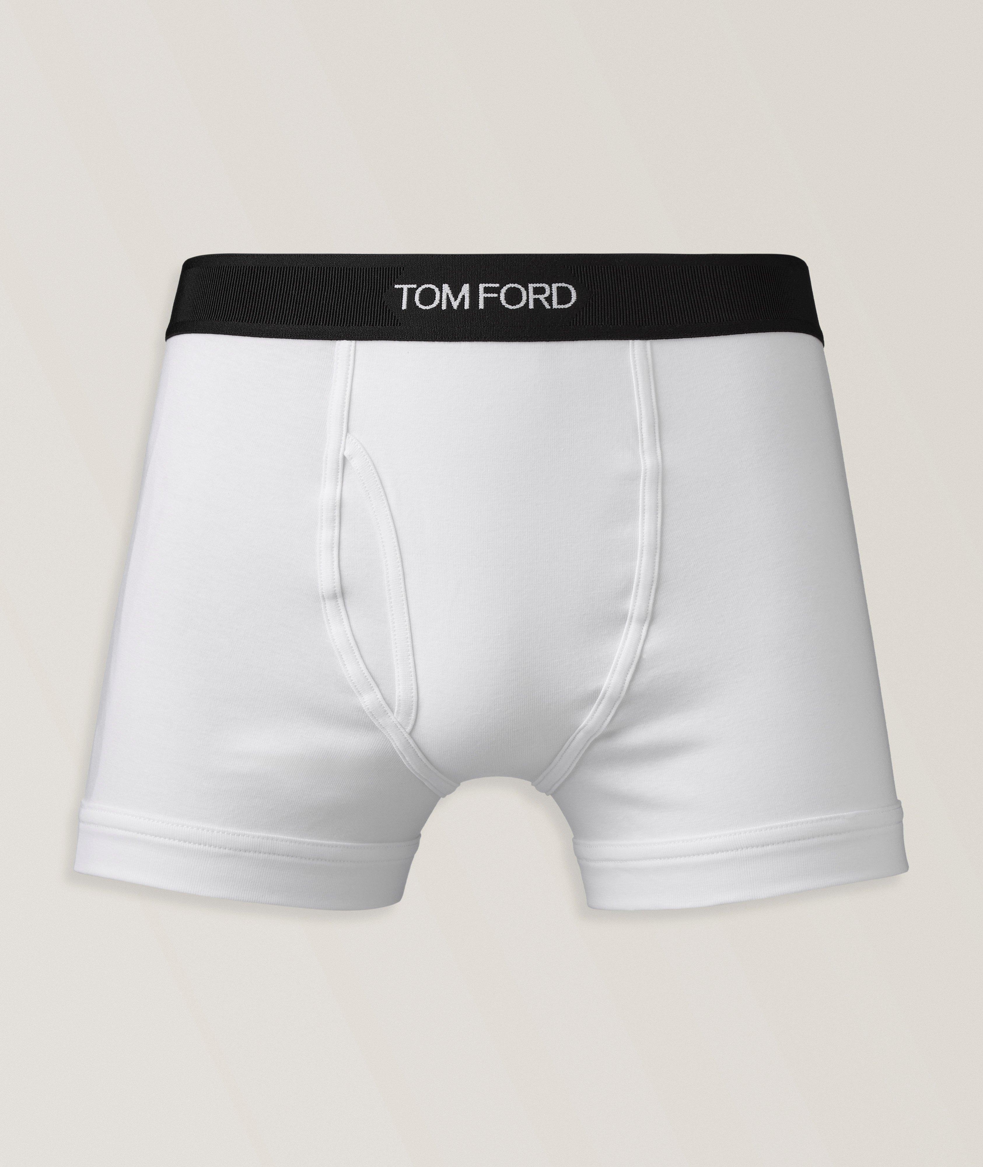 Stretch-Cotton Jersey Boxer Brief image 0