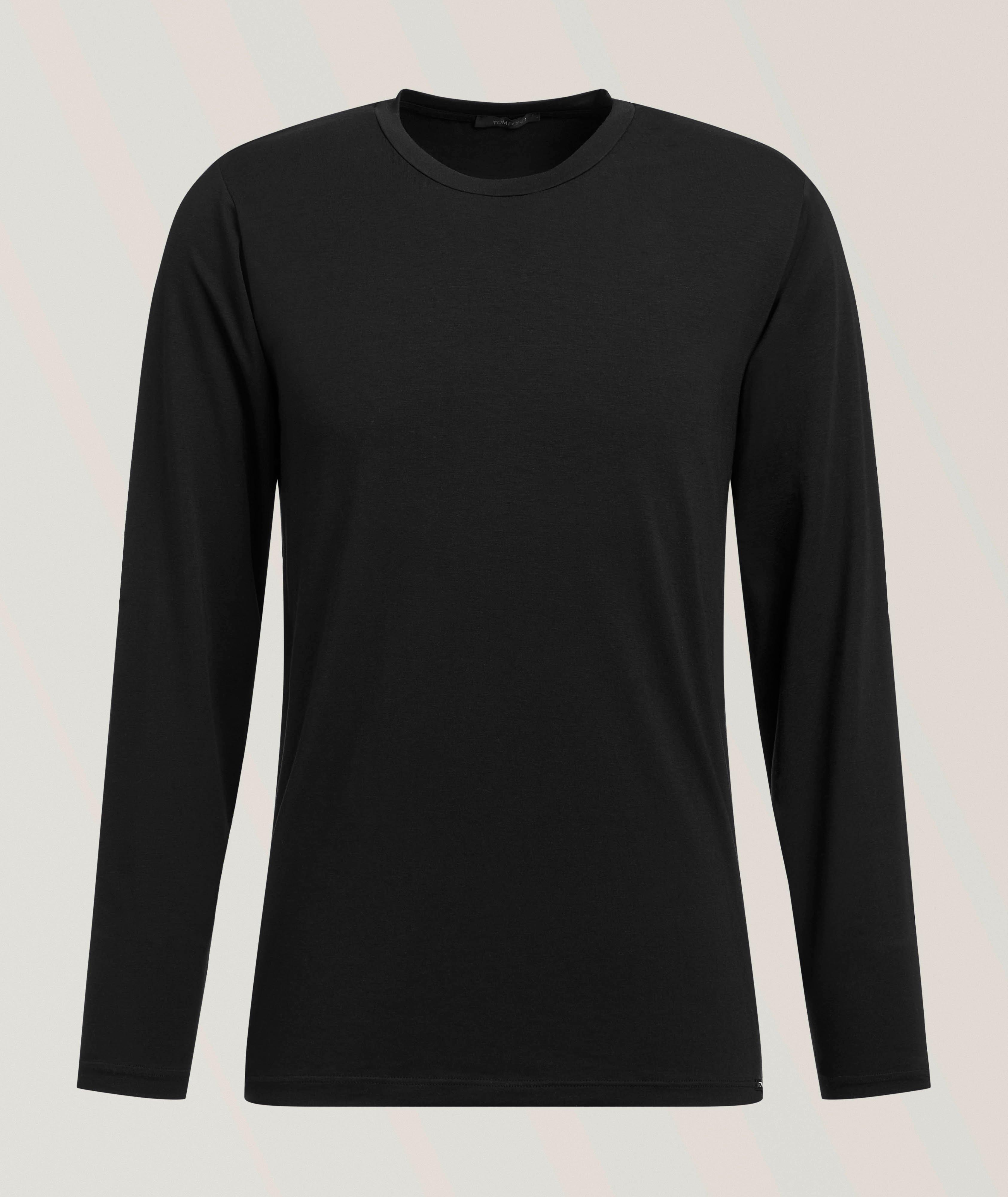 Jersey Crewneck Long Sleeve T-Shirt image 0