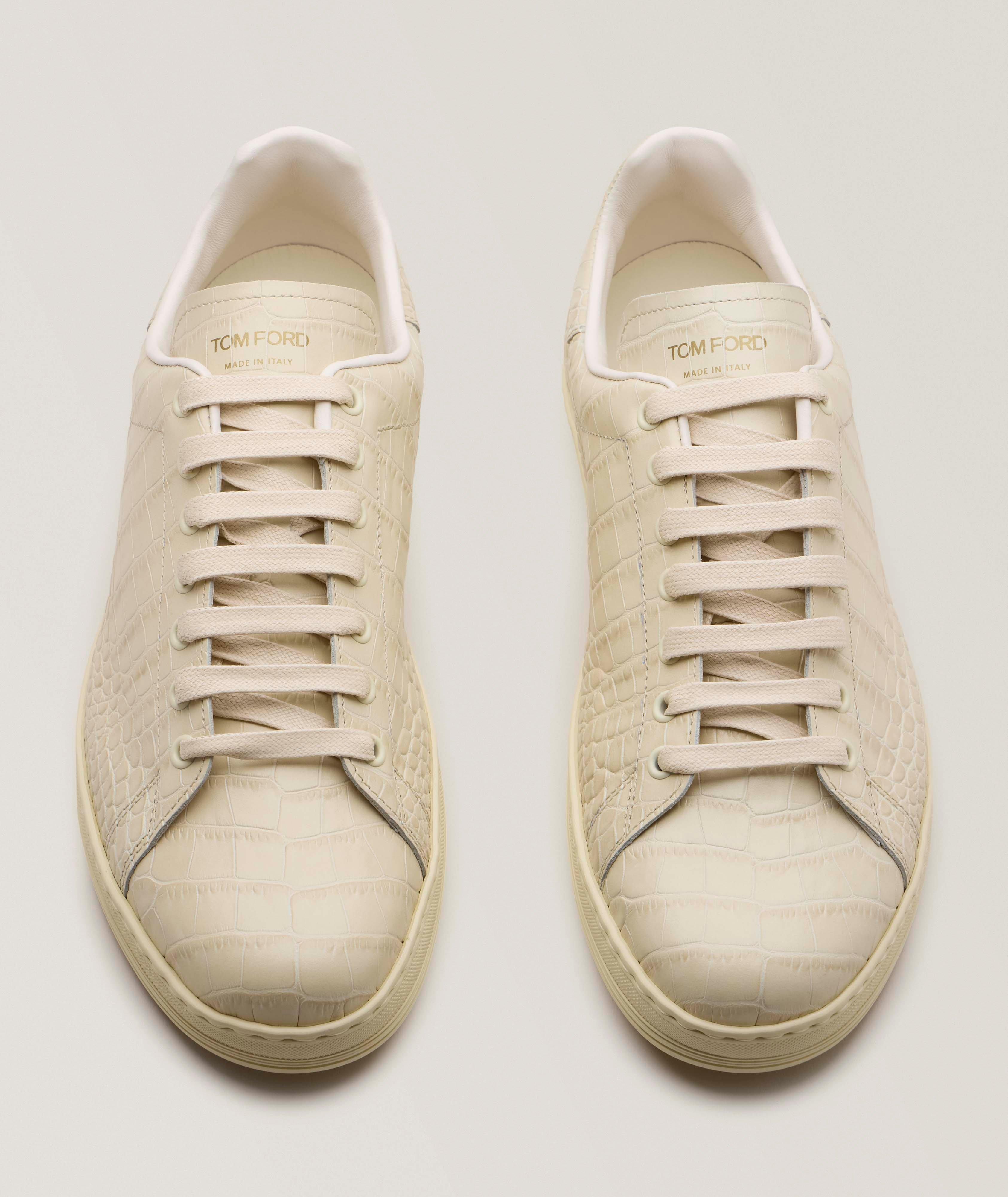 Chassure sport en cuir imprimé-alligator Warwick image 1