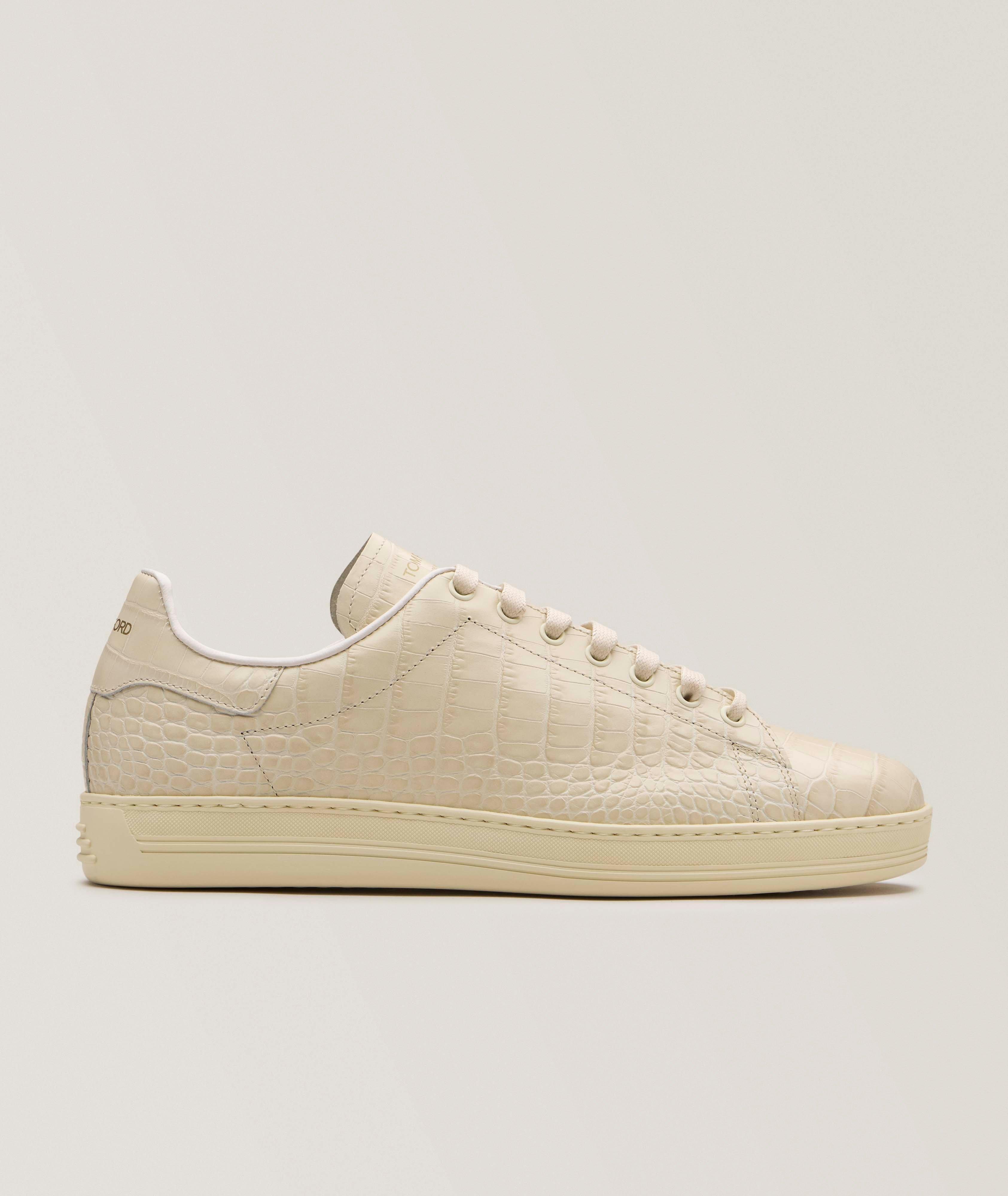 Chassure sport en cuir imprimé-alligator Warwick image 0