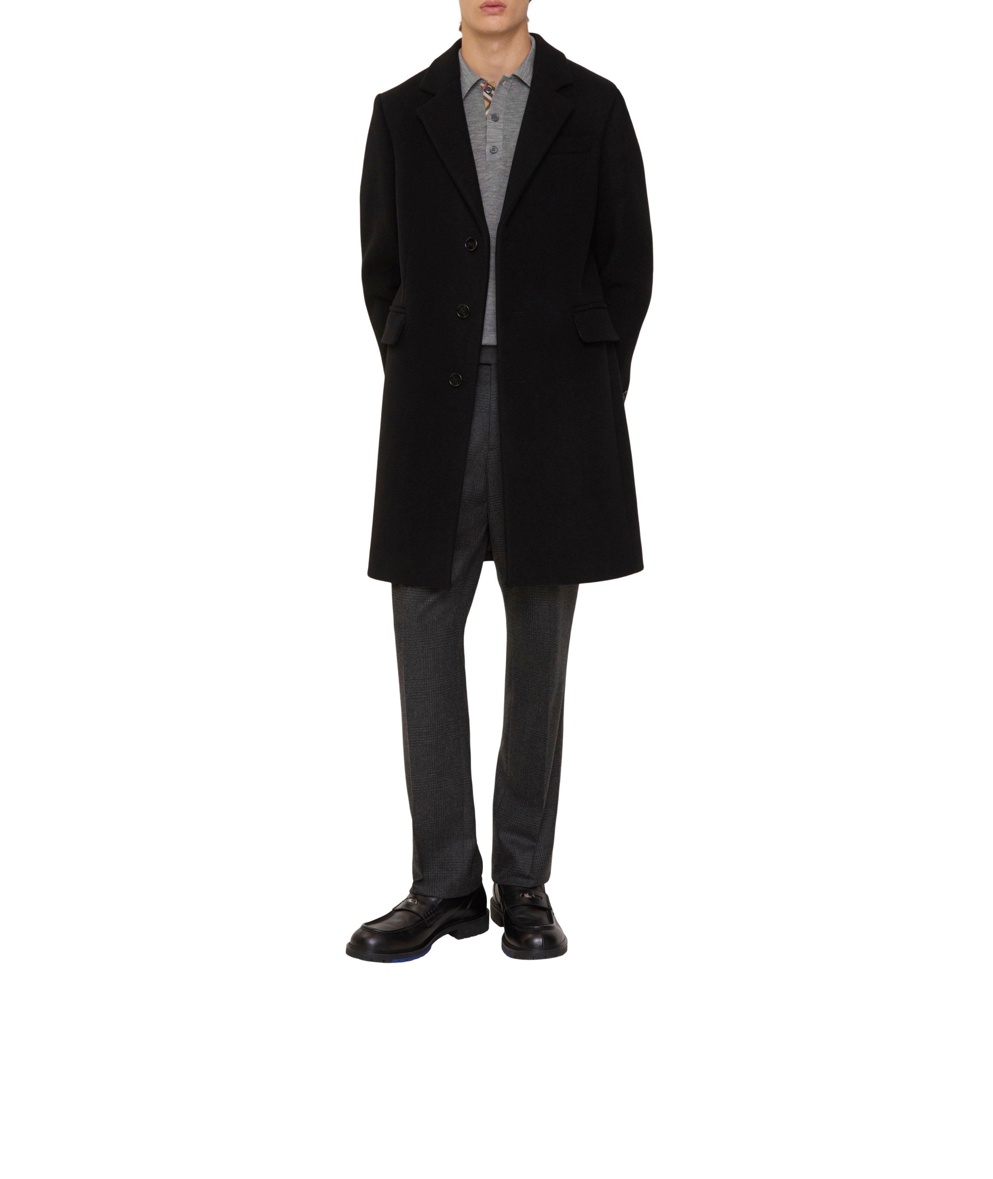 Manteau en laine à coupe ajustée image 1