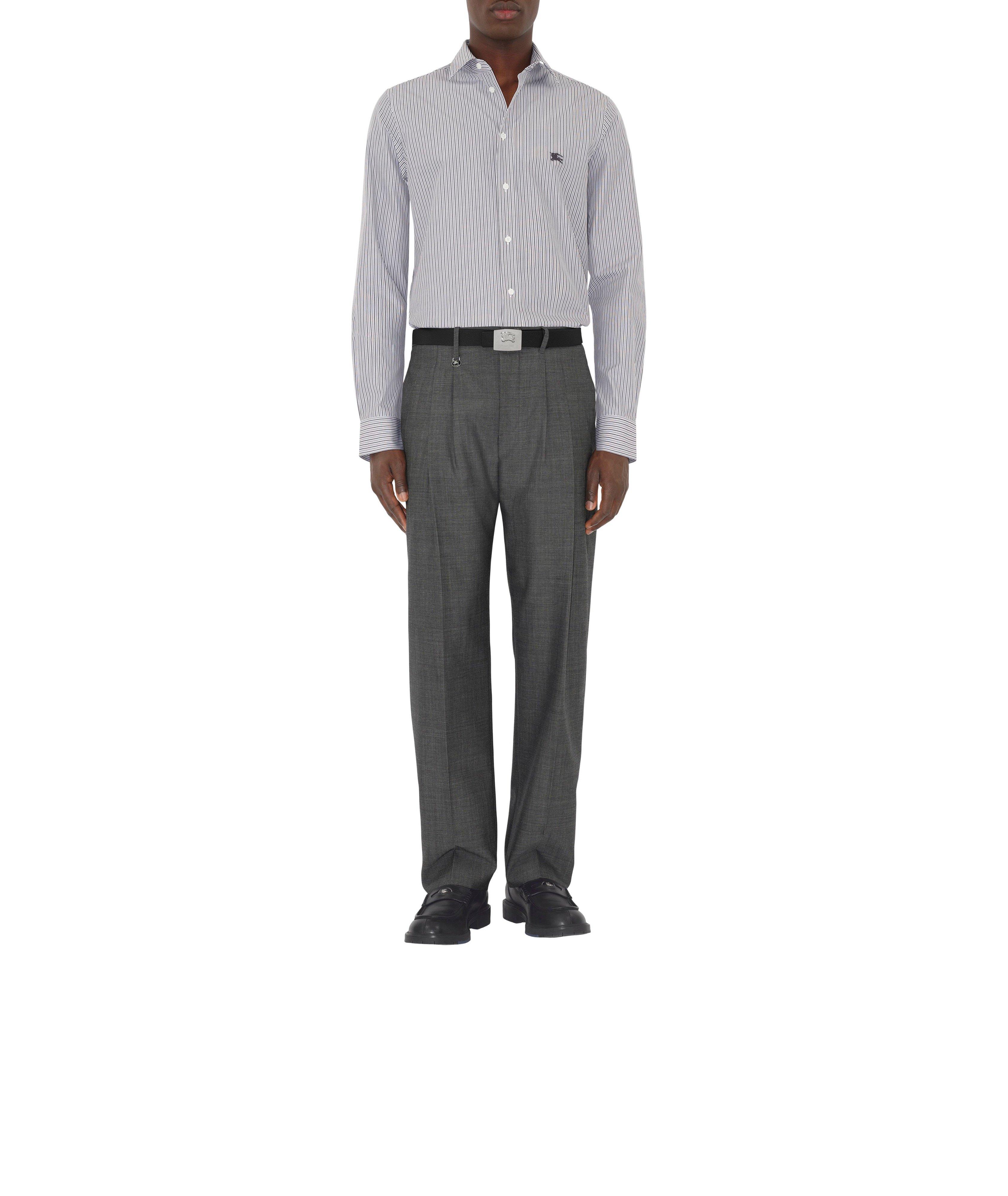 Chemise en coton à rayures image 2