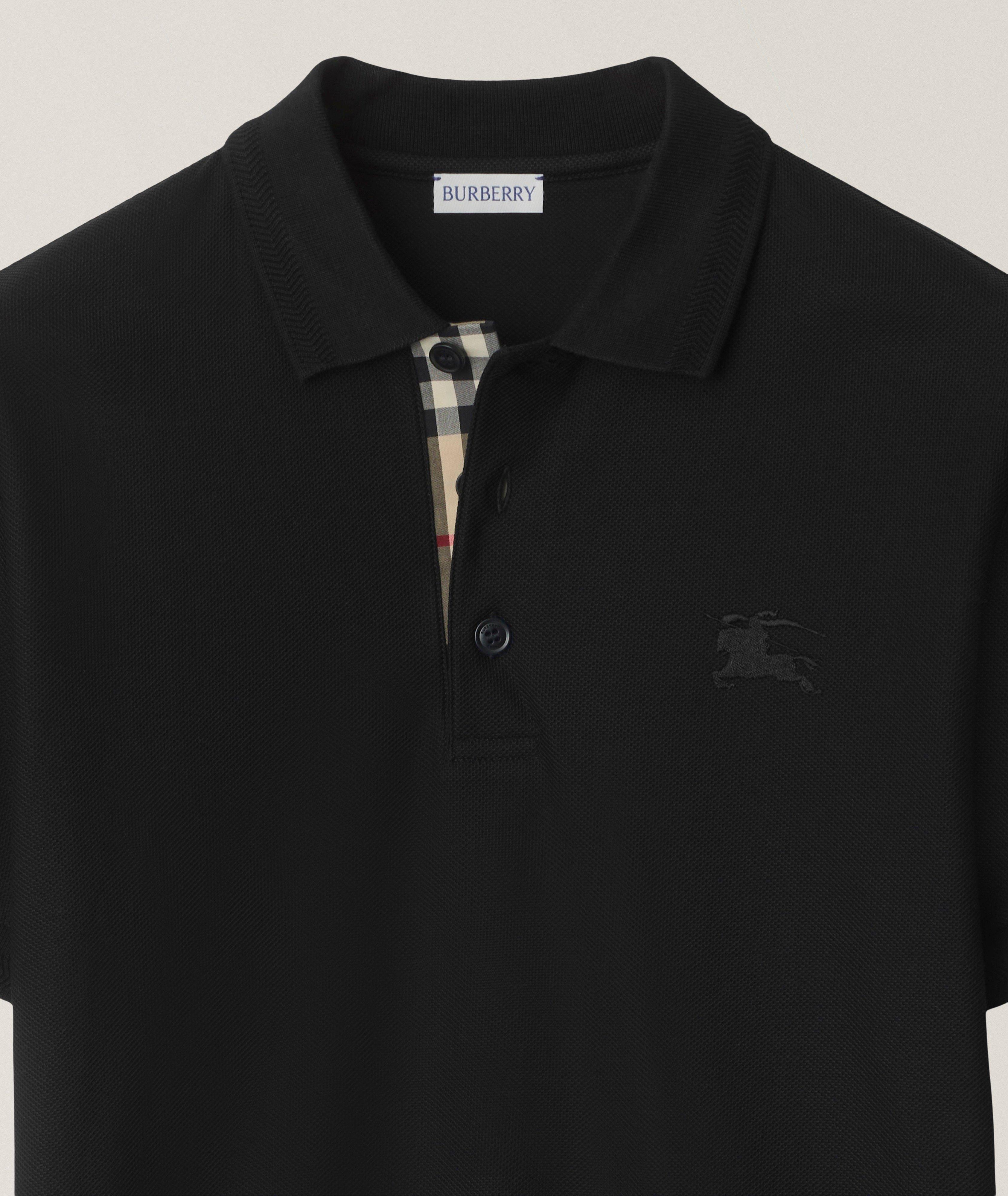 Polo en coton à logo brodé image 1