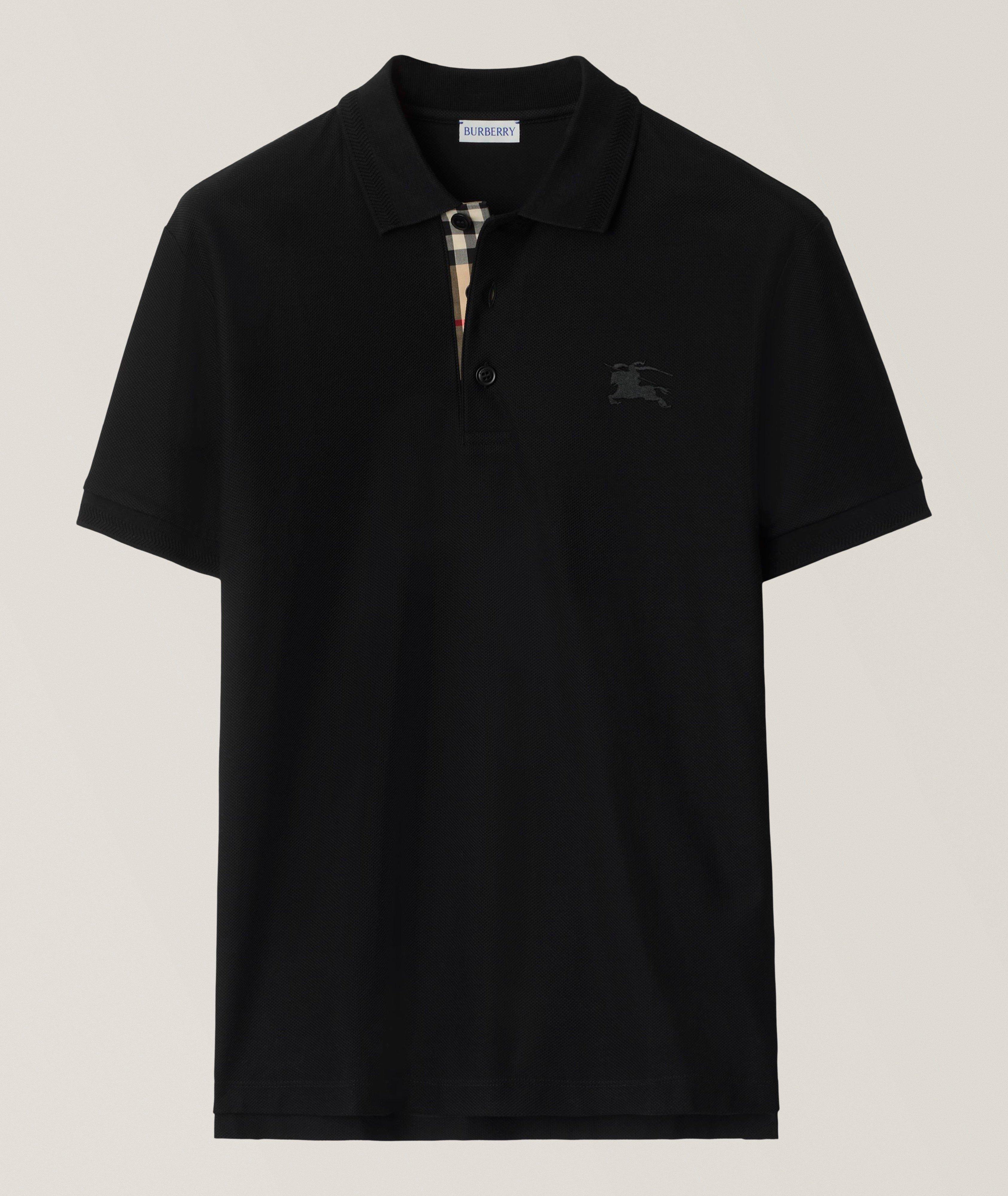 Polo en coton à logo brodé image 0