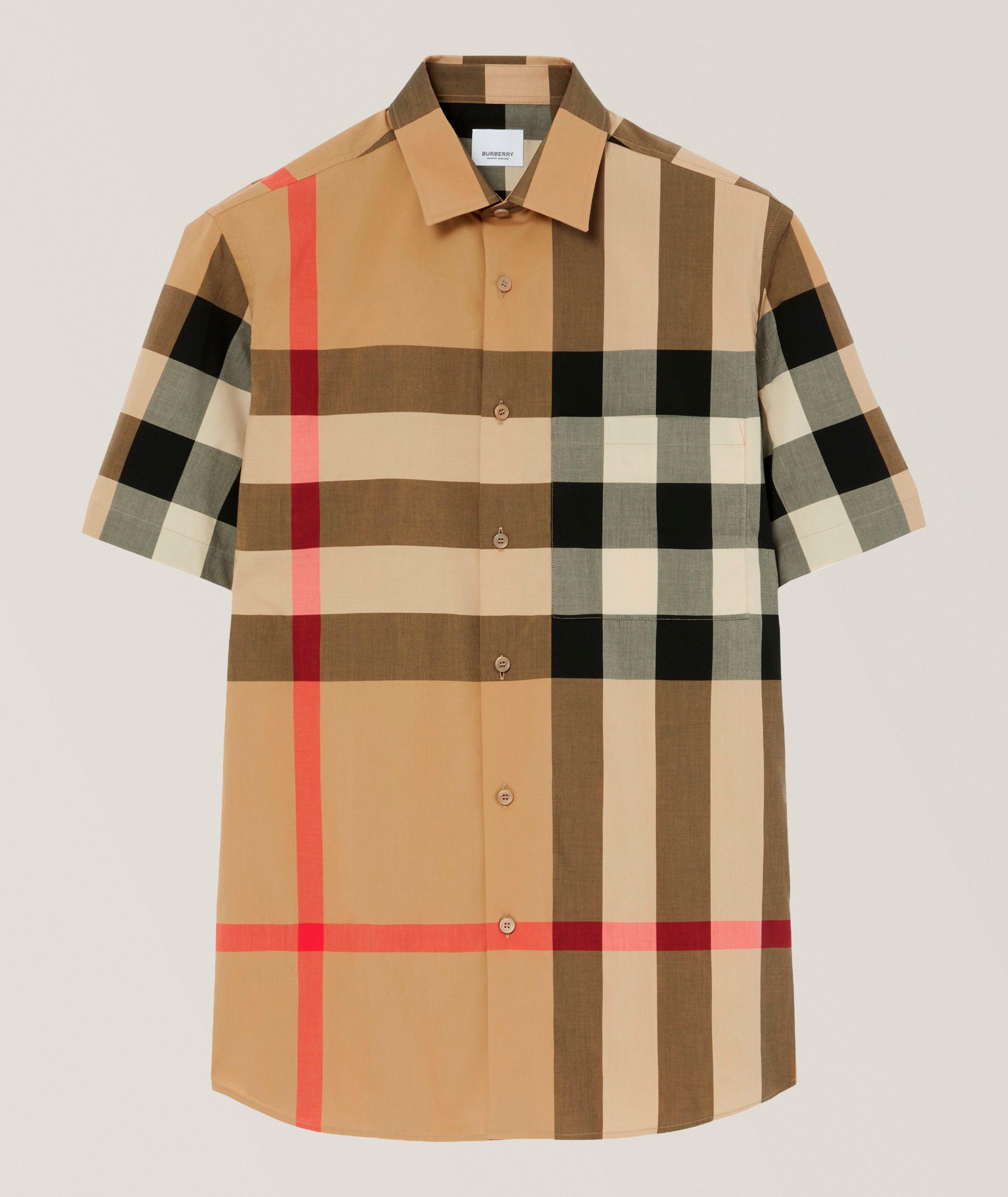 Chemise en coton à carreaux image 0