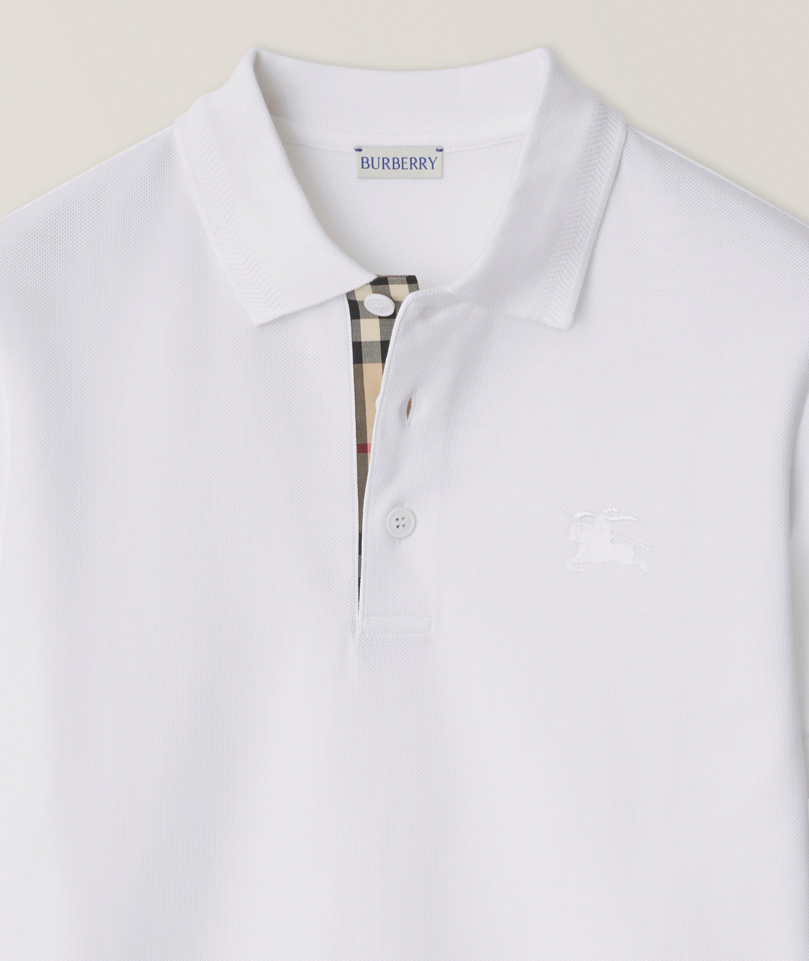 Polo en coton à logo brodé image 1