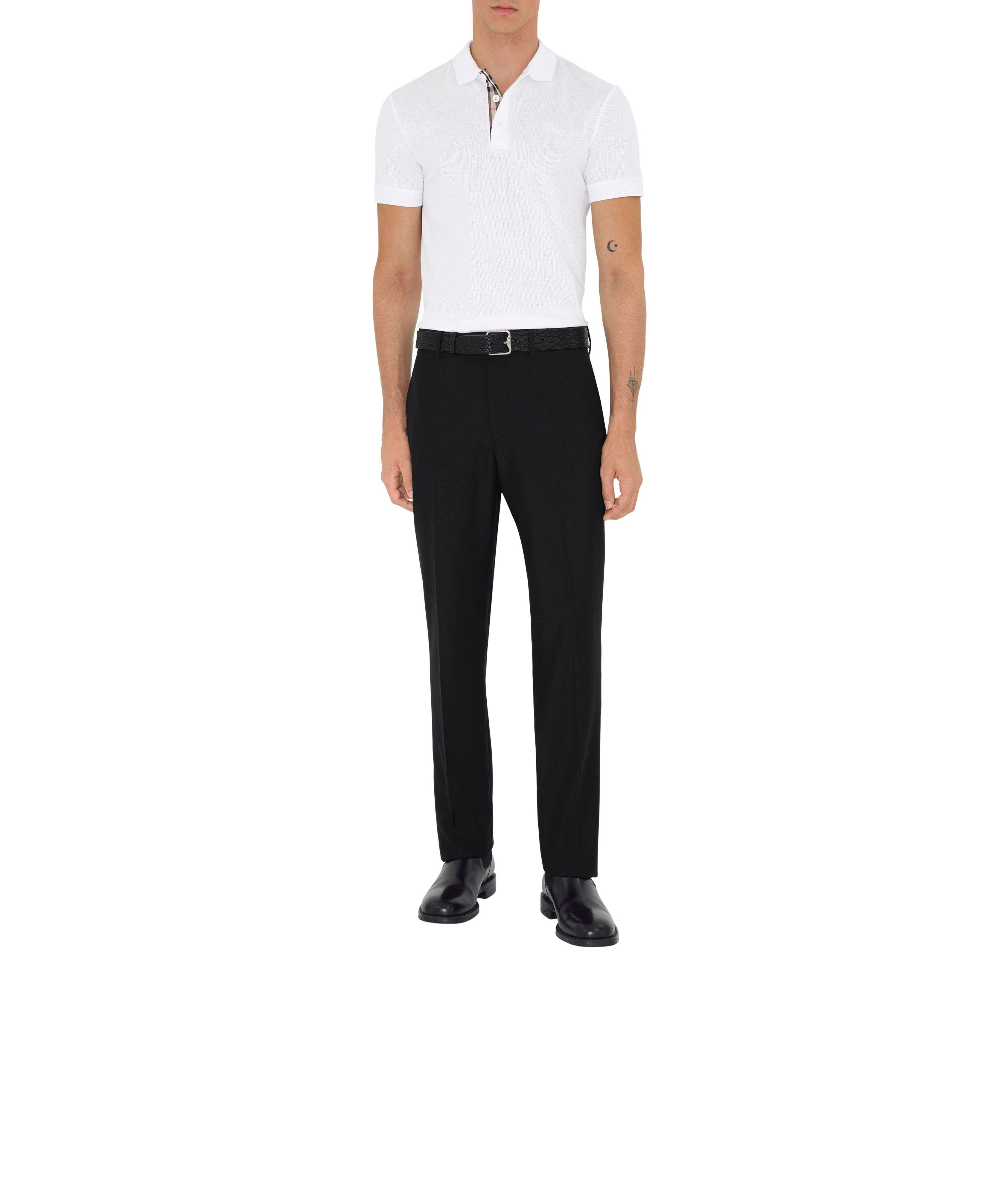 Polo en coton à logo brodé image 2