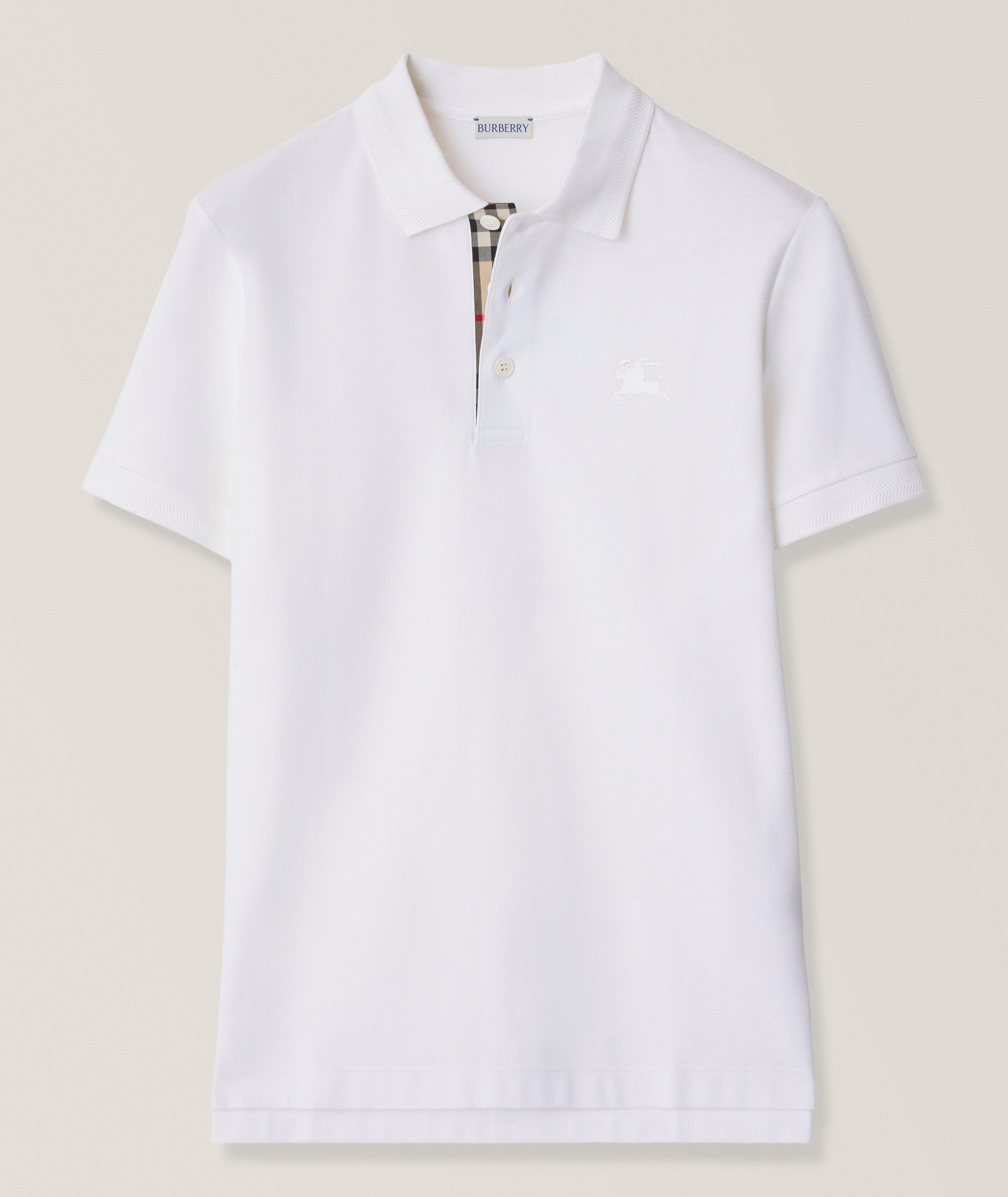 Polo en coton à logo brodé image 0