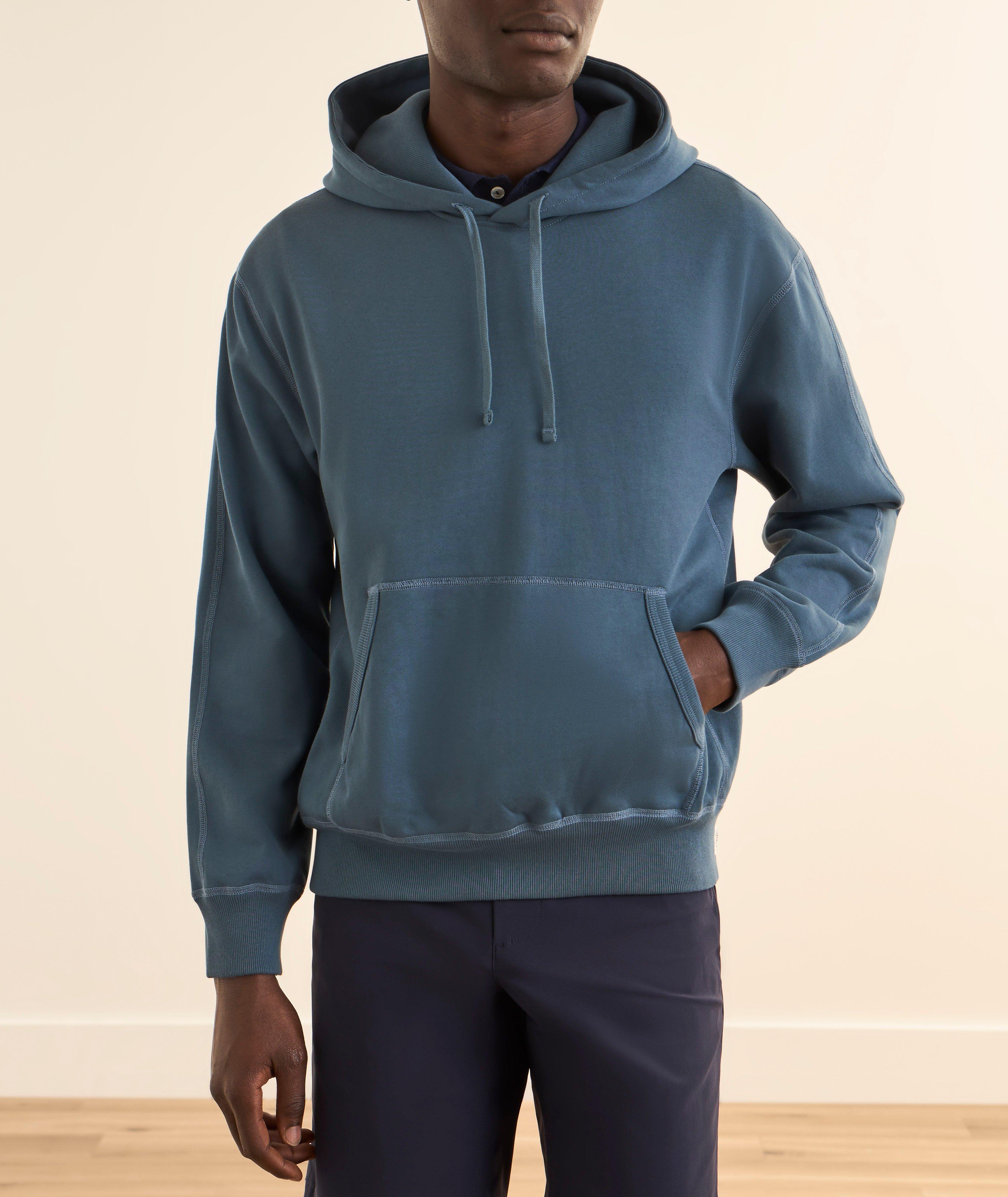 Midweight Terry Cotton Hooded Sweatshirt image 1
