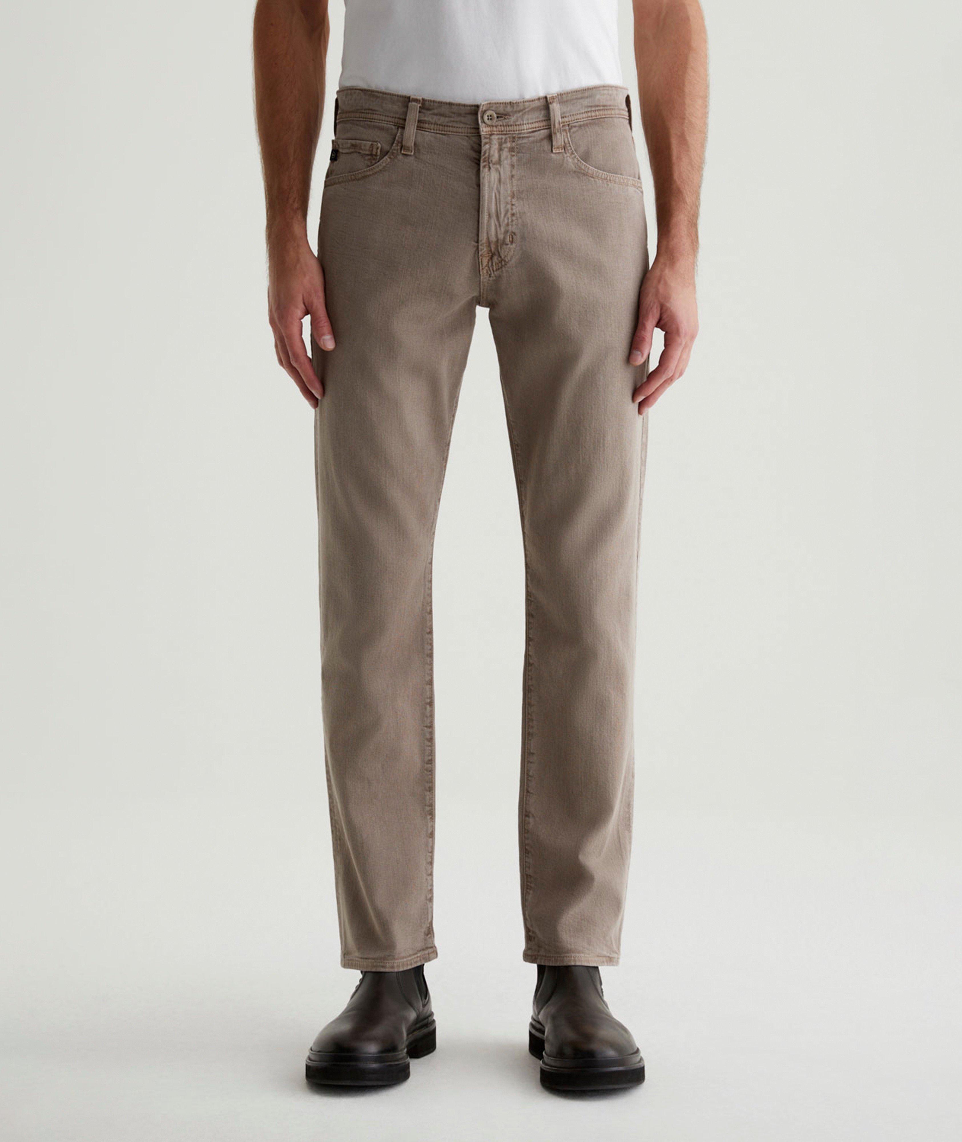 Everett Slim-Straight Cotton-Blend Pants image 1