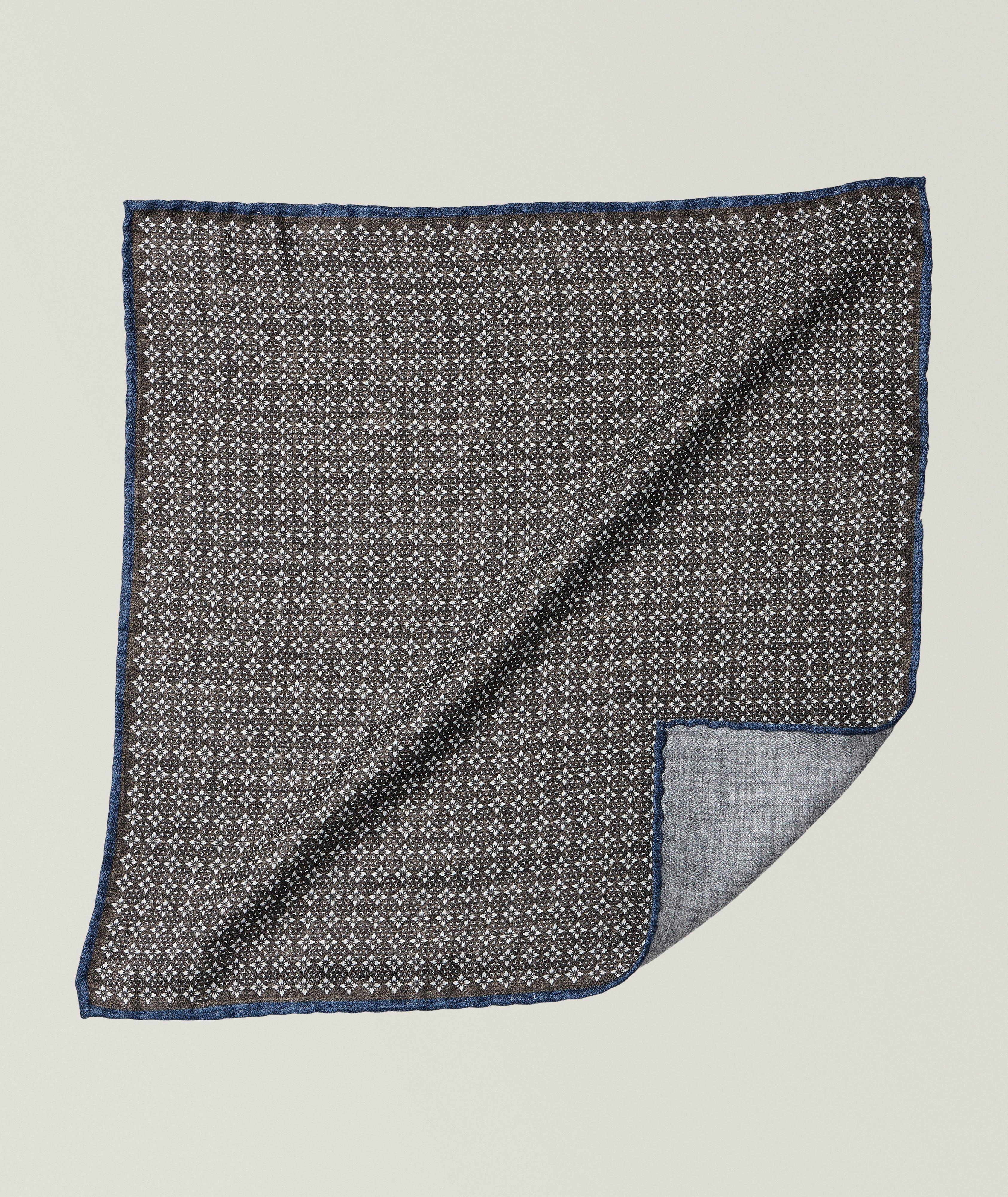 Mouchoir de poche soie mosaïque-imprimé image 0