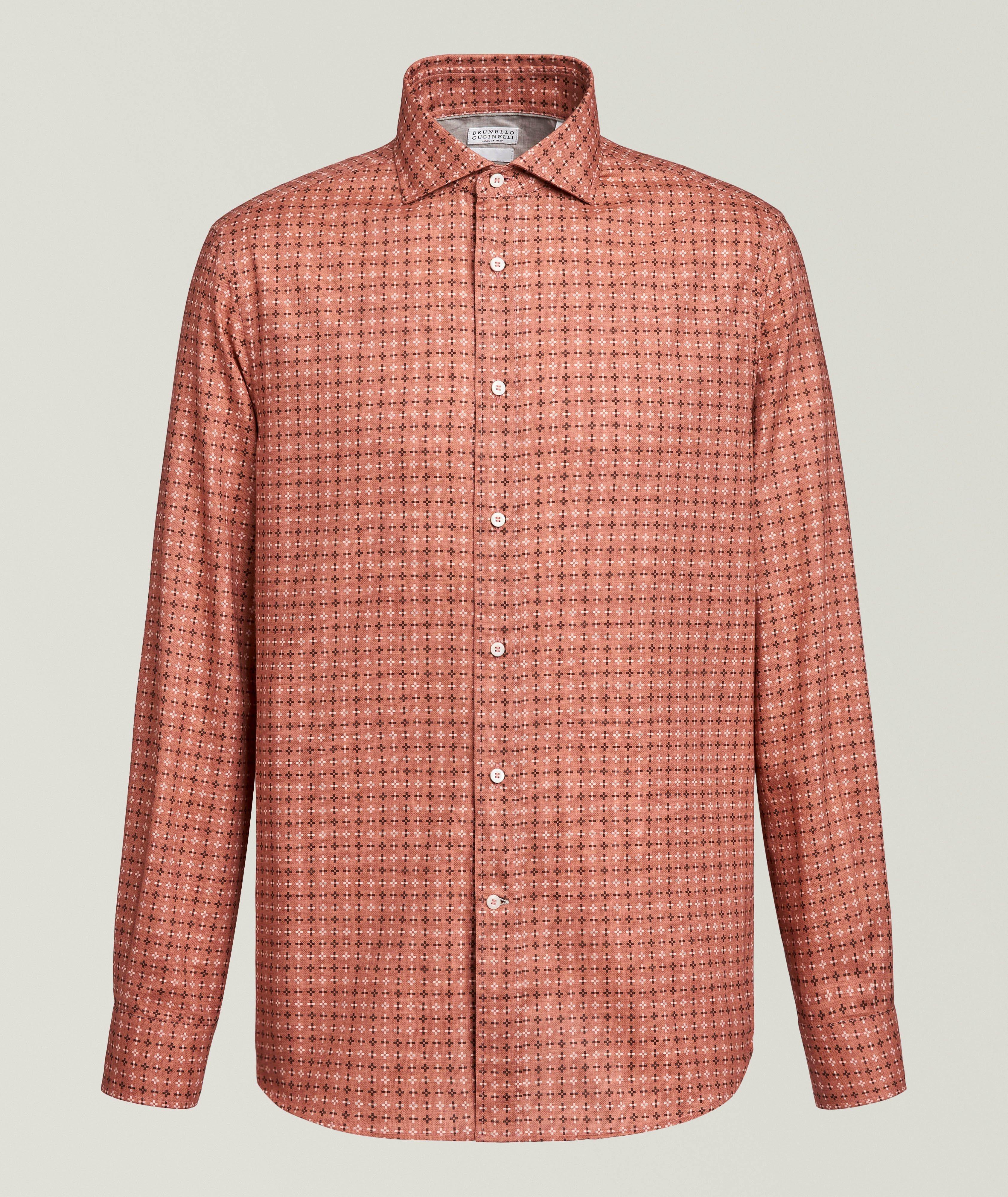 Easy-Fit Art Deco Cotton Shirt image 0
