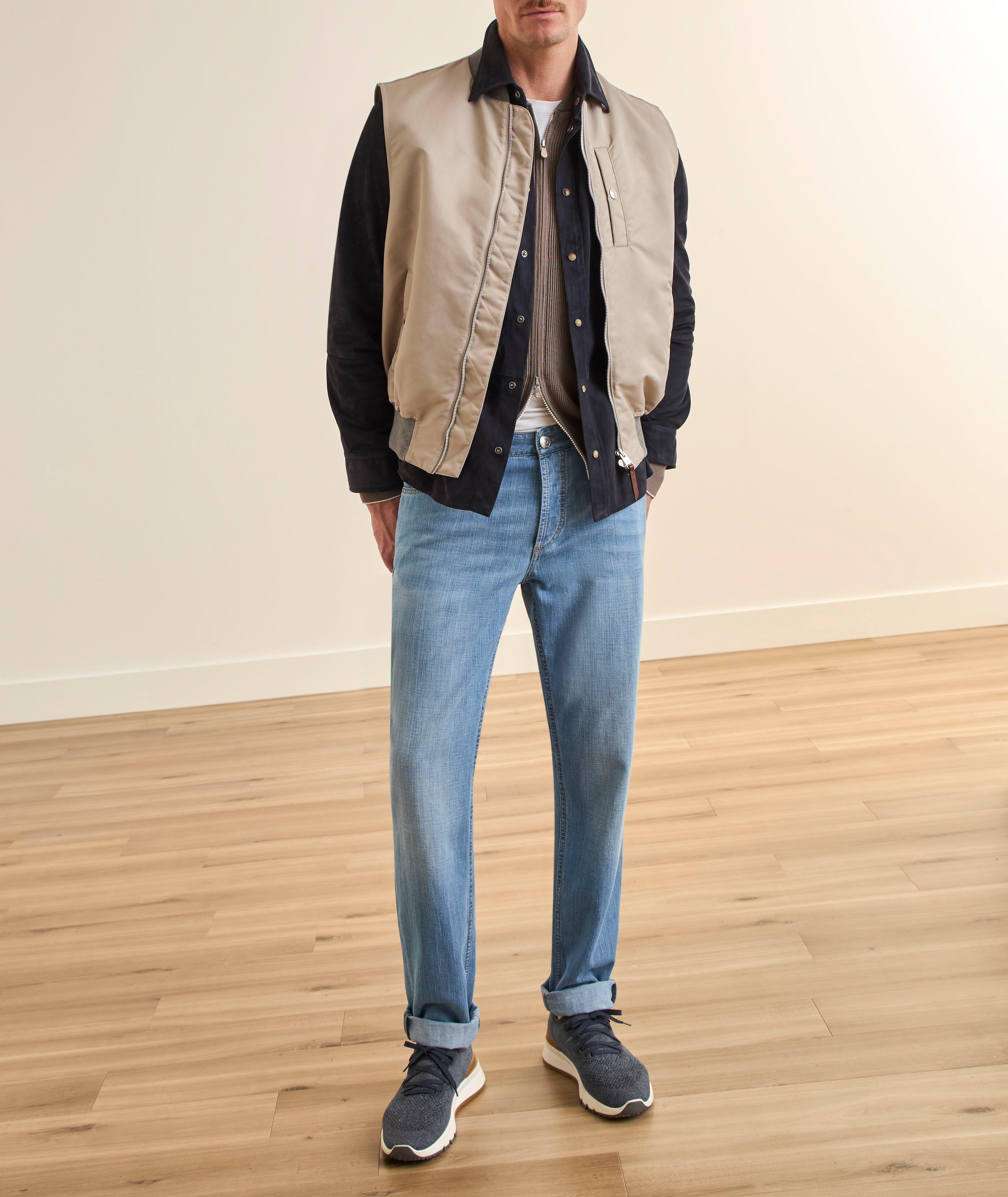 Cardigan zippé coton côtelé image 4