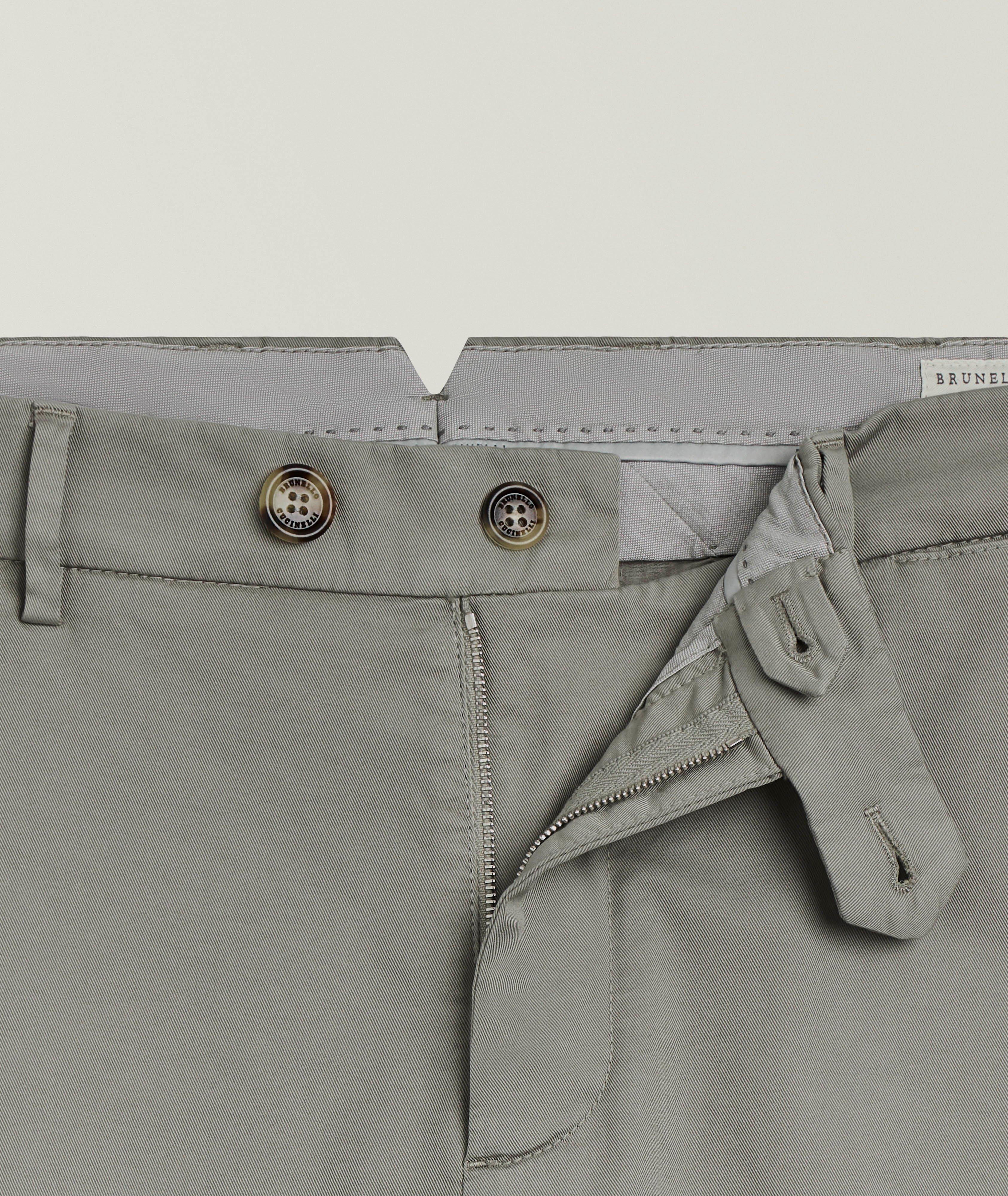Italian-Fit Stretch-Cotton Chino Pants image 1