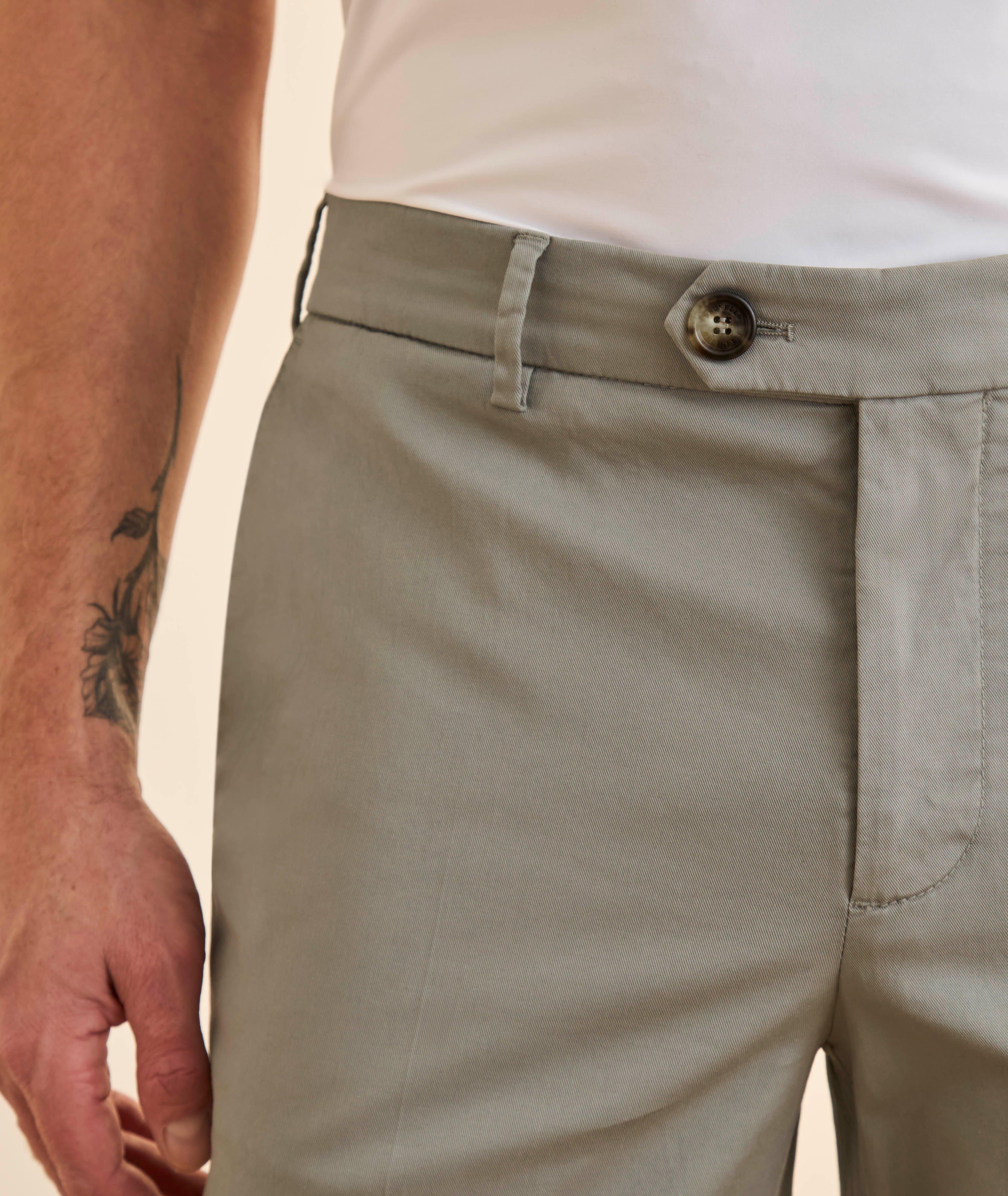 Pantalon chino coton extensible coupe Italian image 3