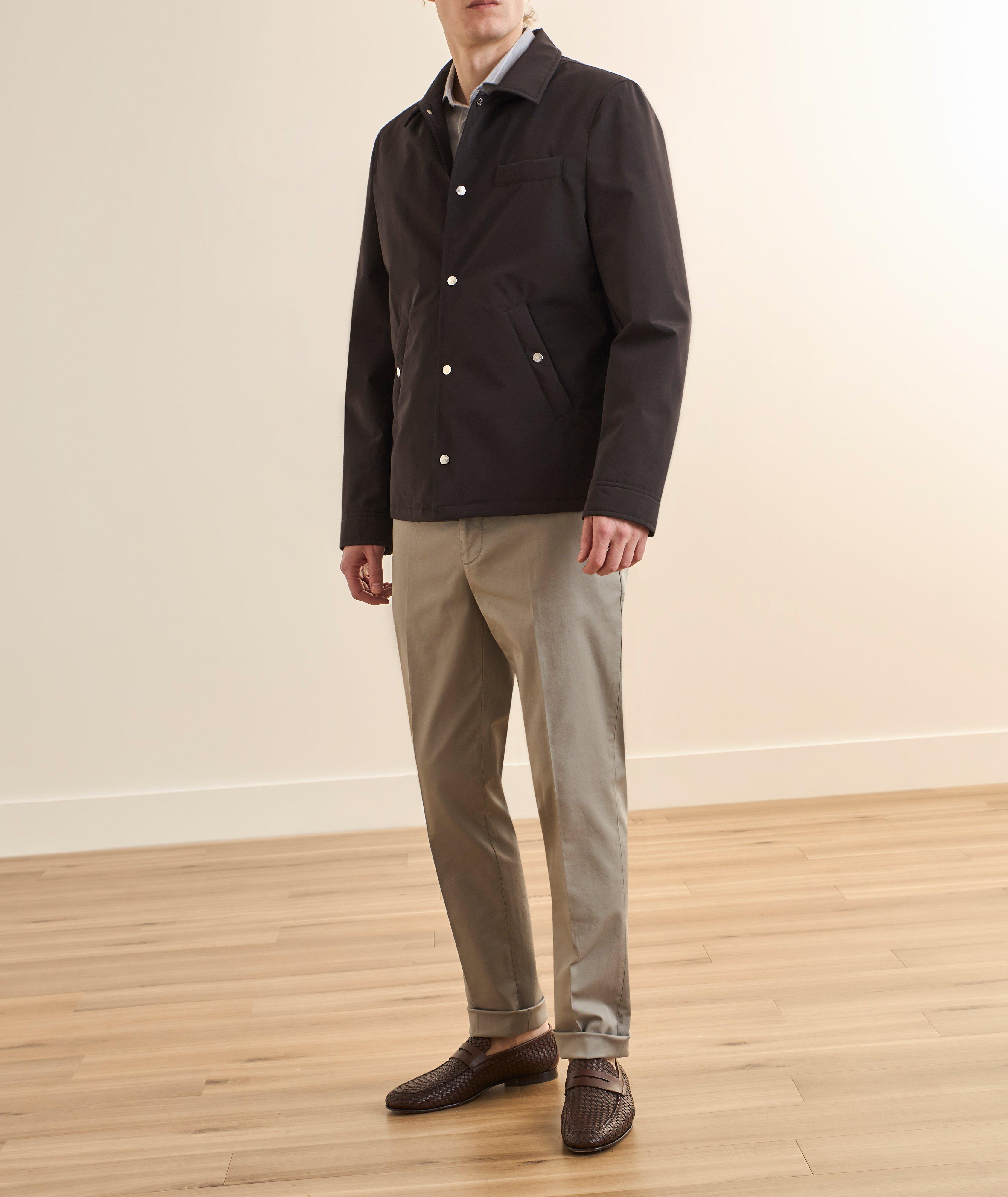 Pantalon chino coton extensible coupe Italian image 4