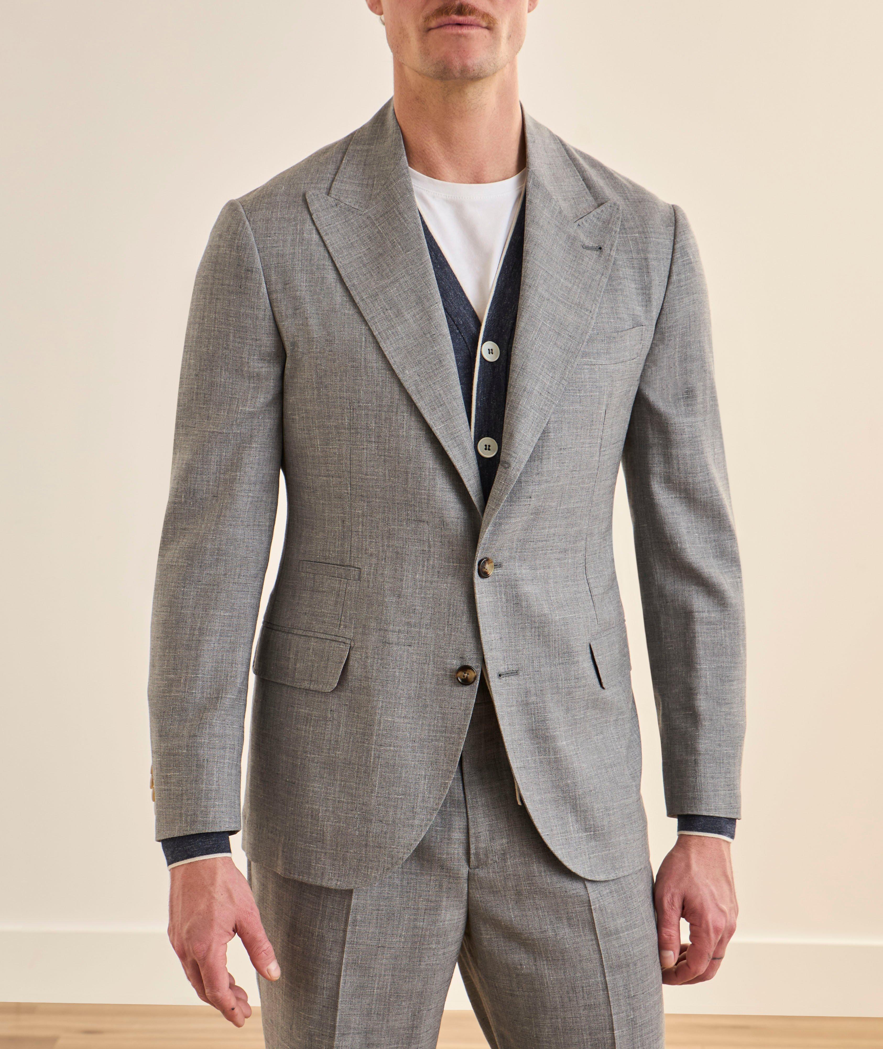 Veste sport texturée mélange laine image 1