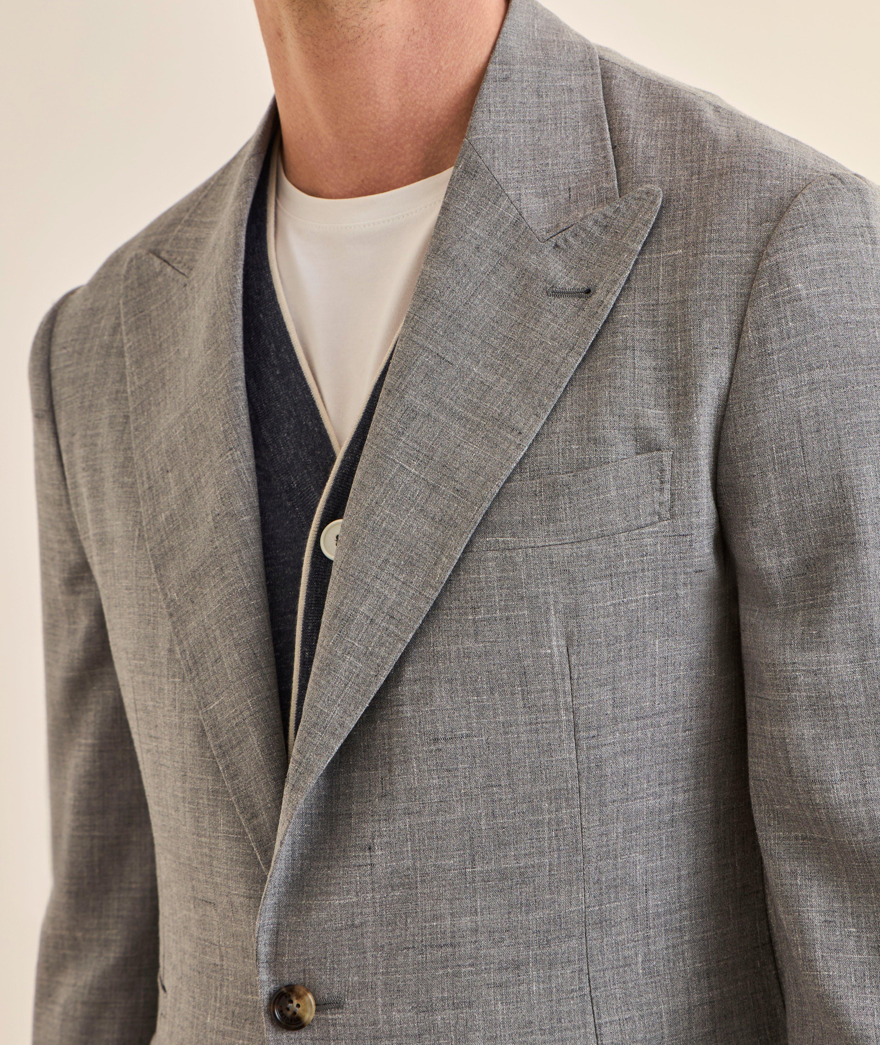 Veste sport texturée mélange laine image 3