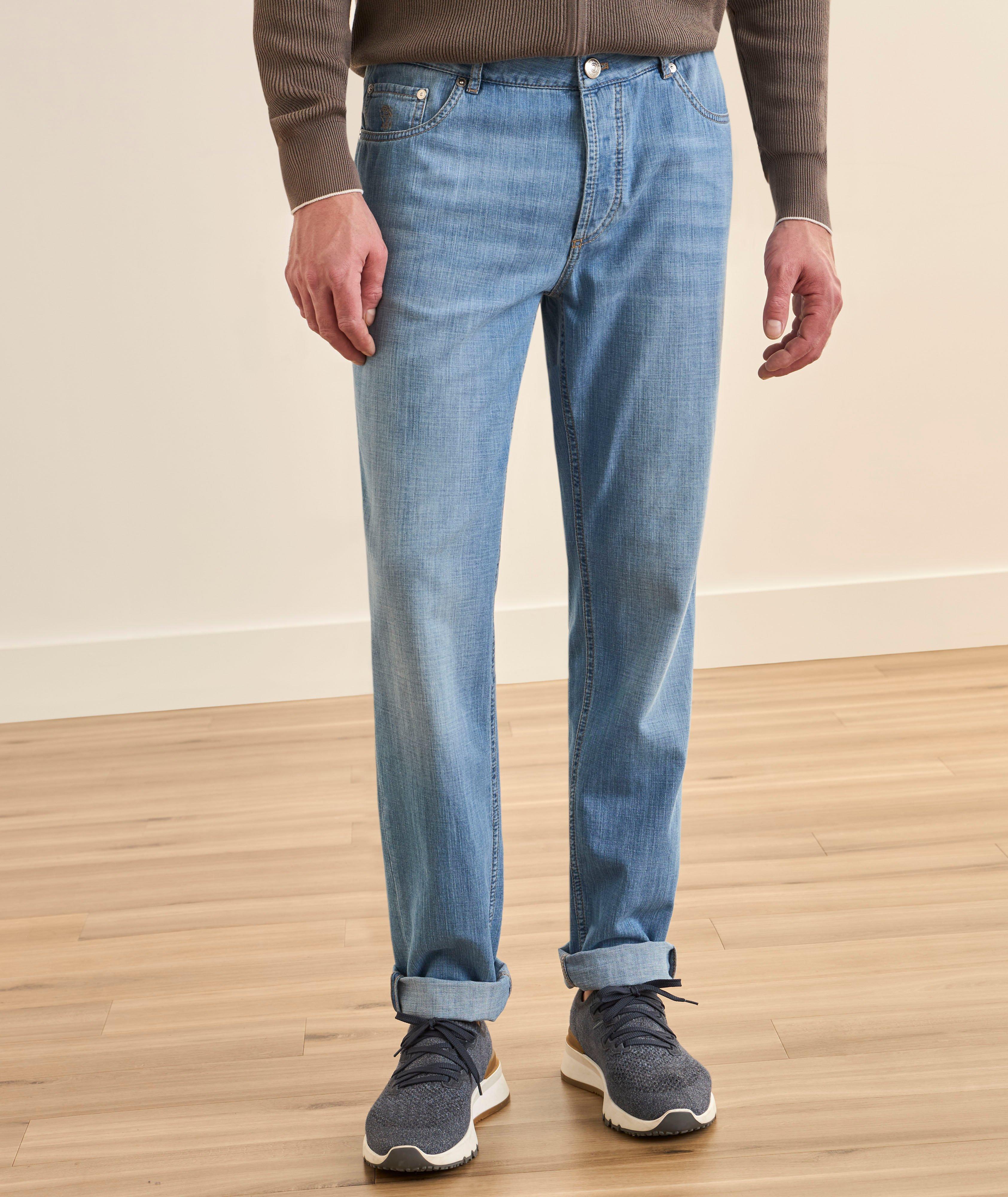 Traditional-Fit Lightweight Jeans image 1