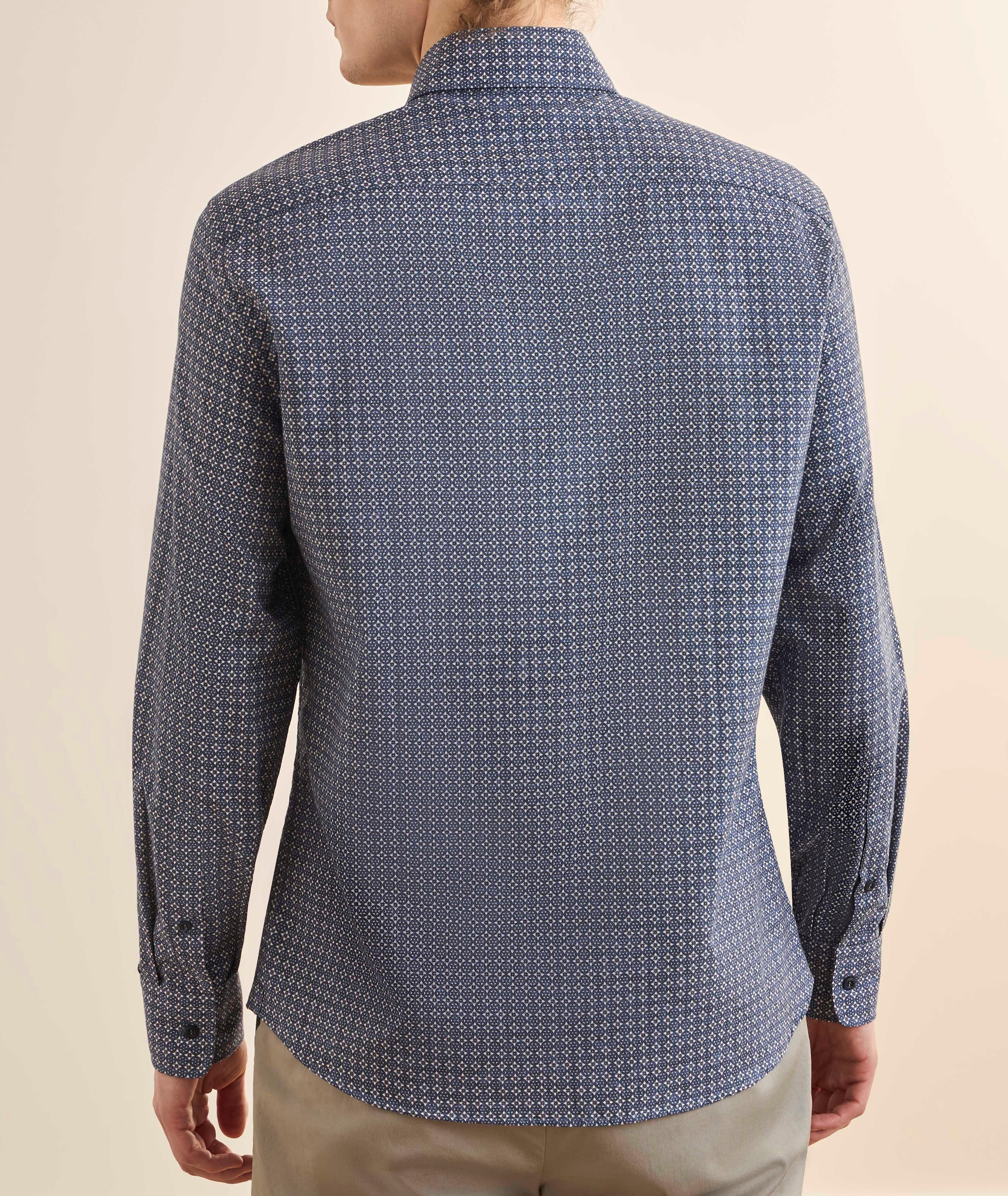 Easy-Fit Art Deco Cotton Shirt image 2