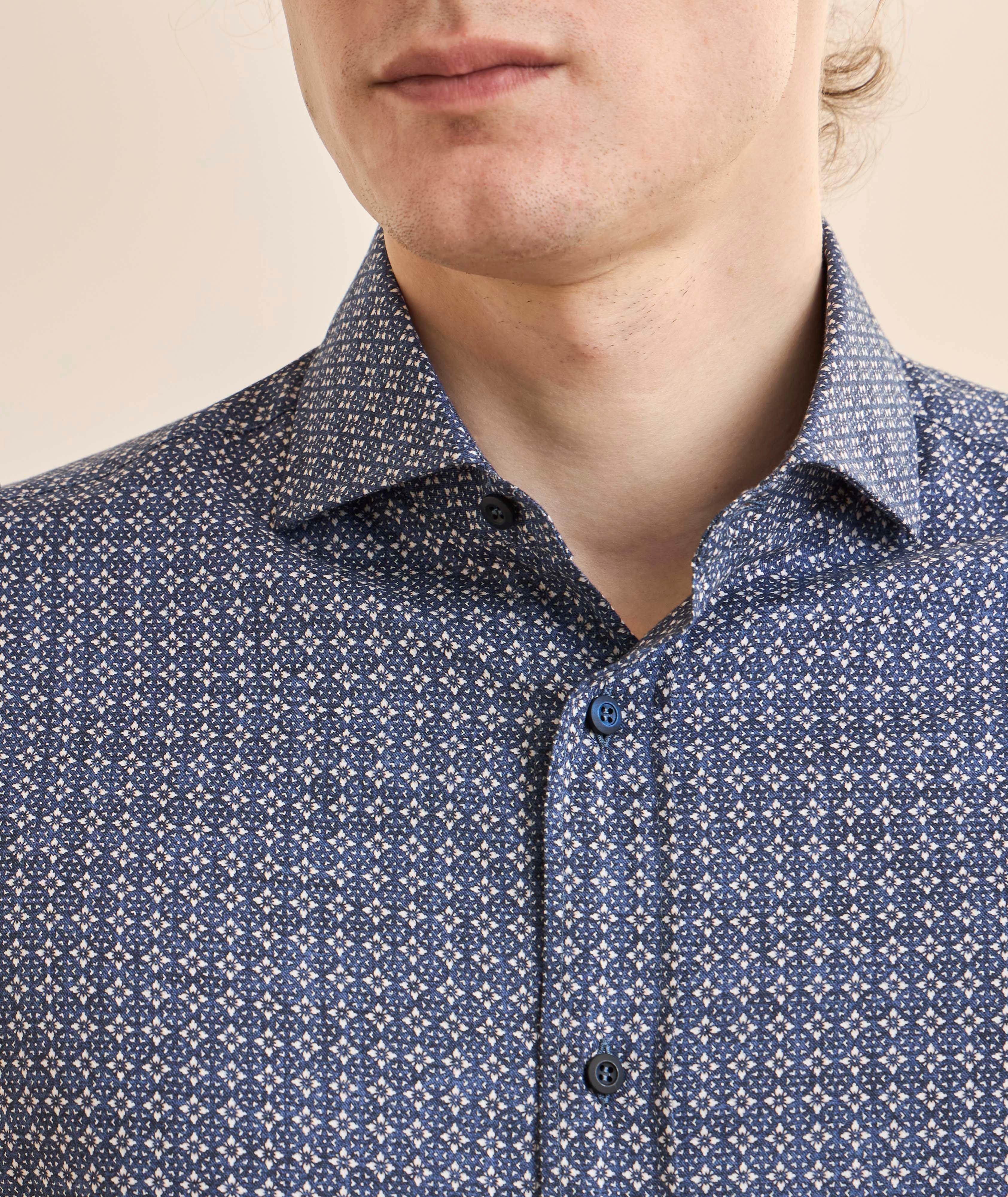 Easy-Fit Art Deco Cotton Shirt image 3