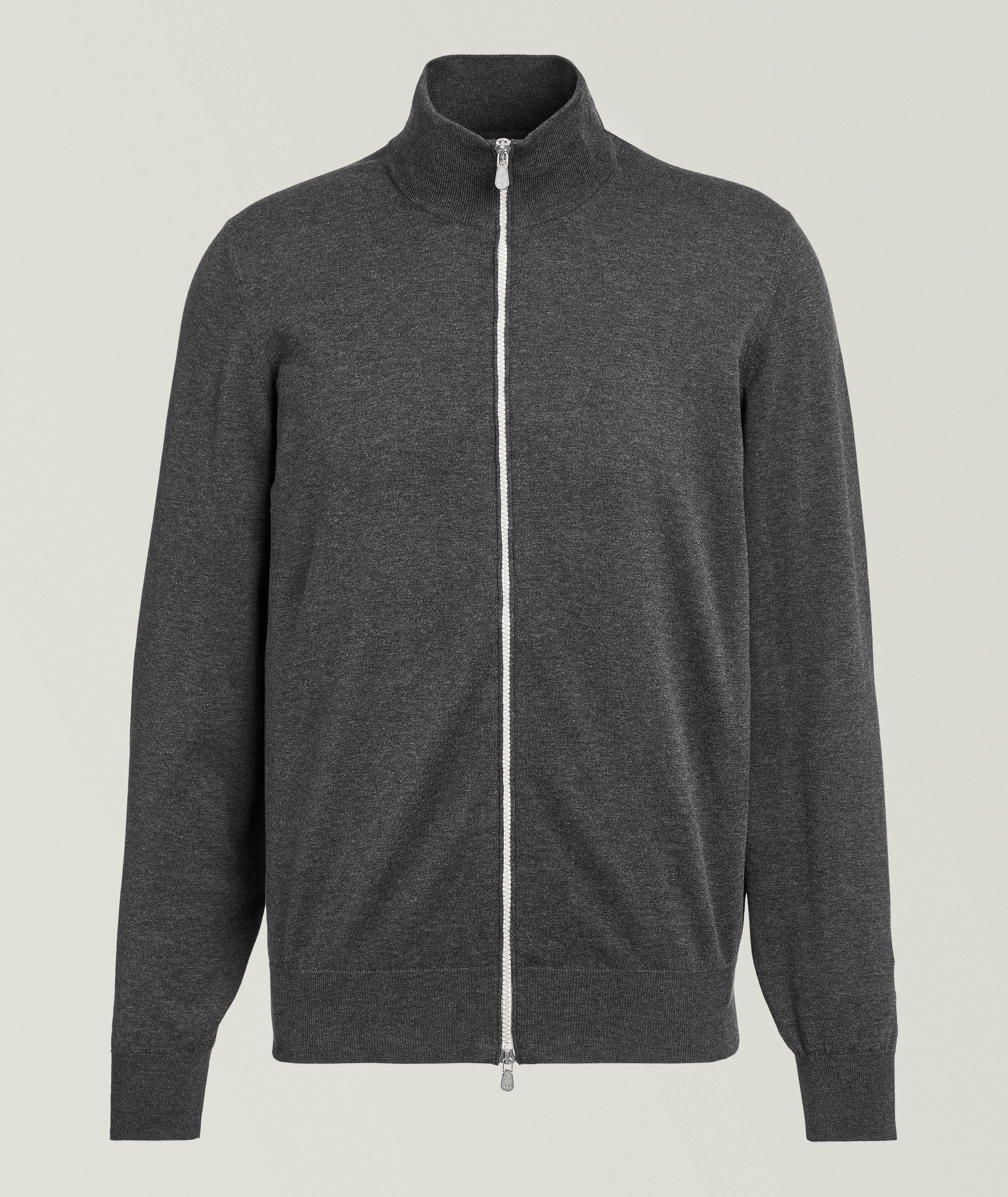 Cotton Full-Zip Cardigan image 0