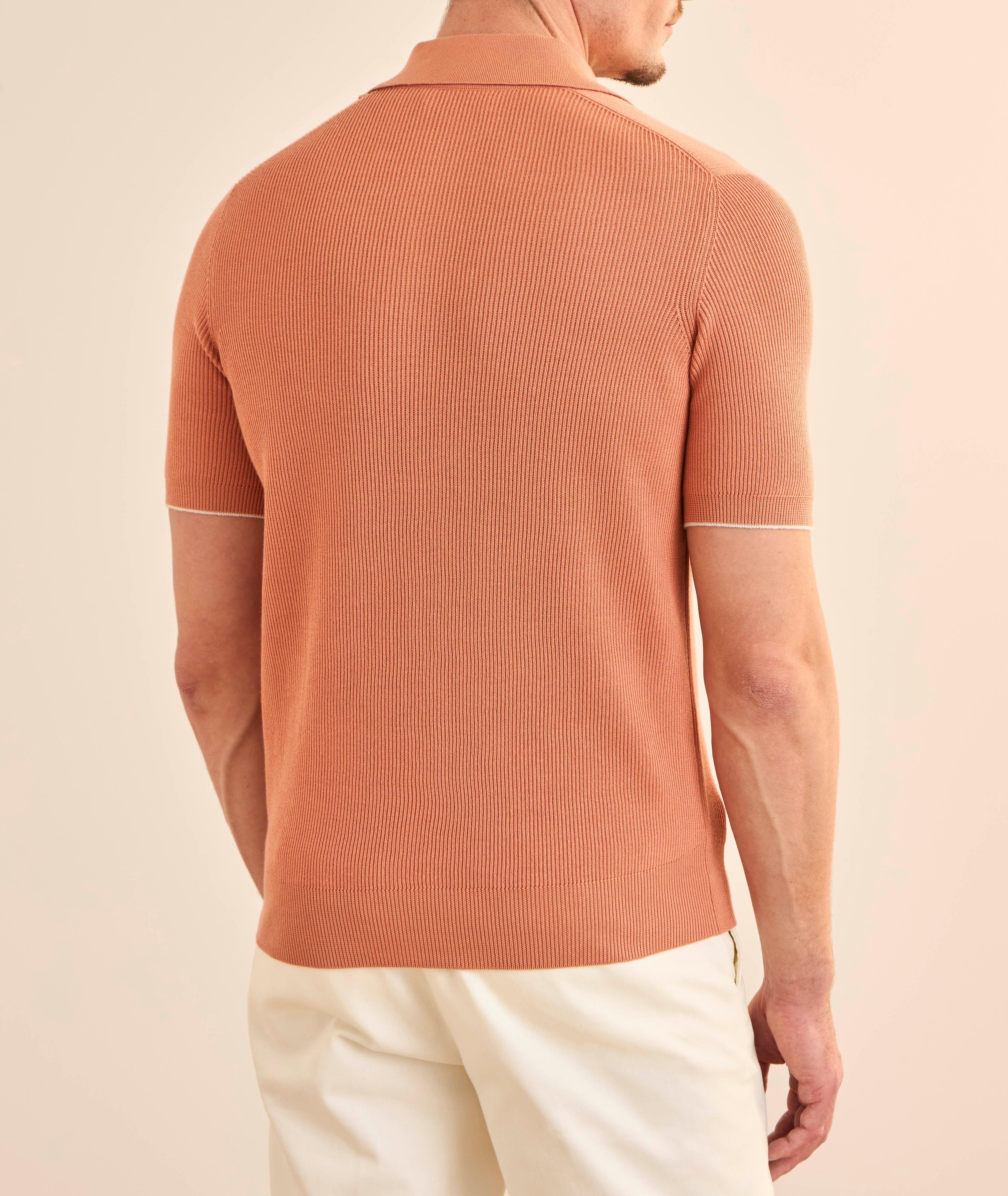 Ribbed Cotton Polo  image 2