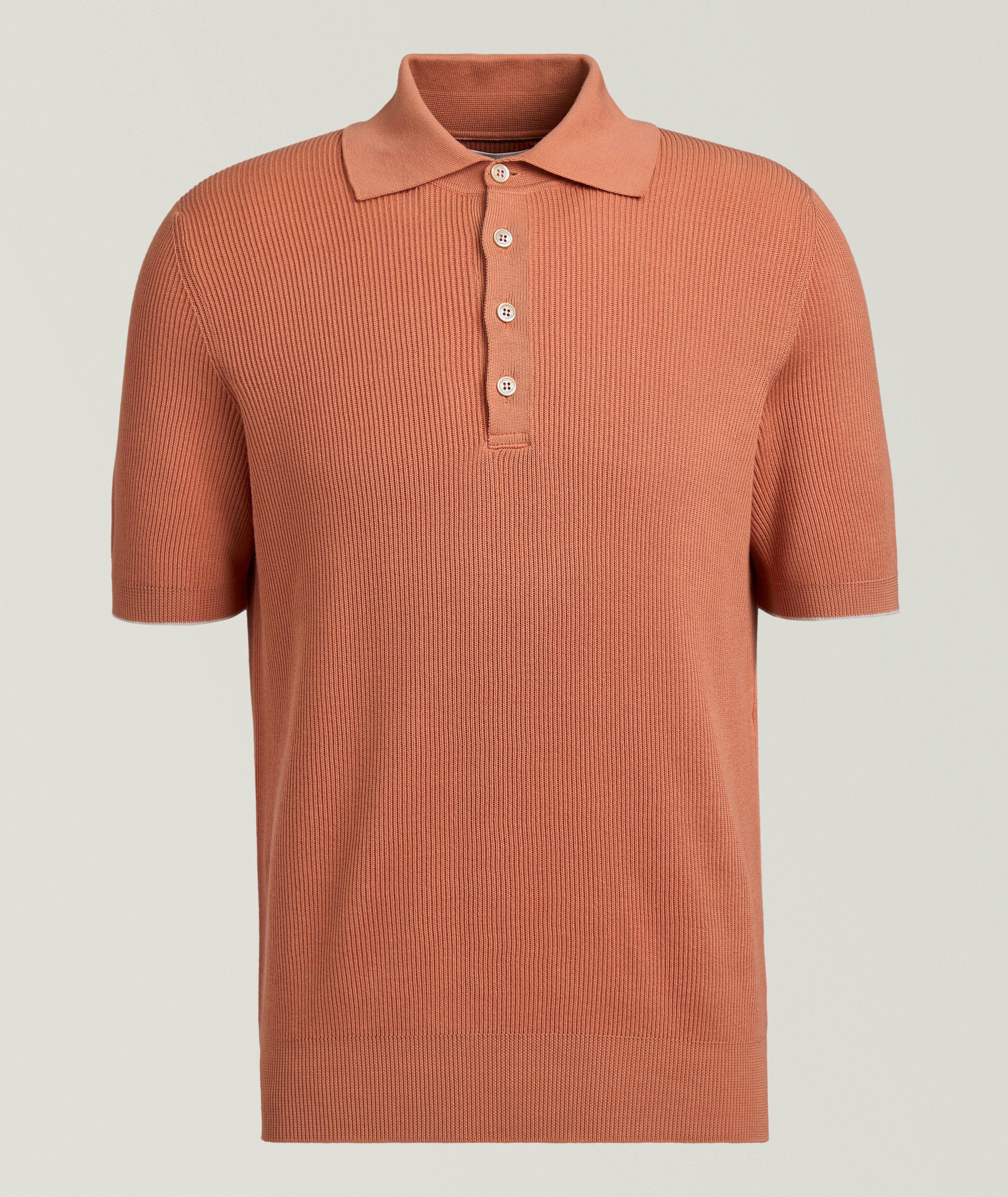 Ribbed Cotton Polo  image 0