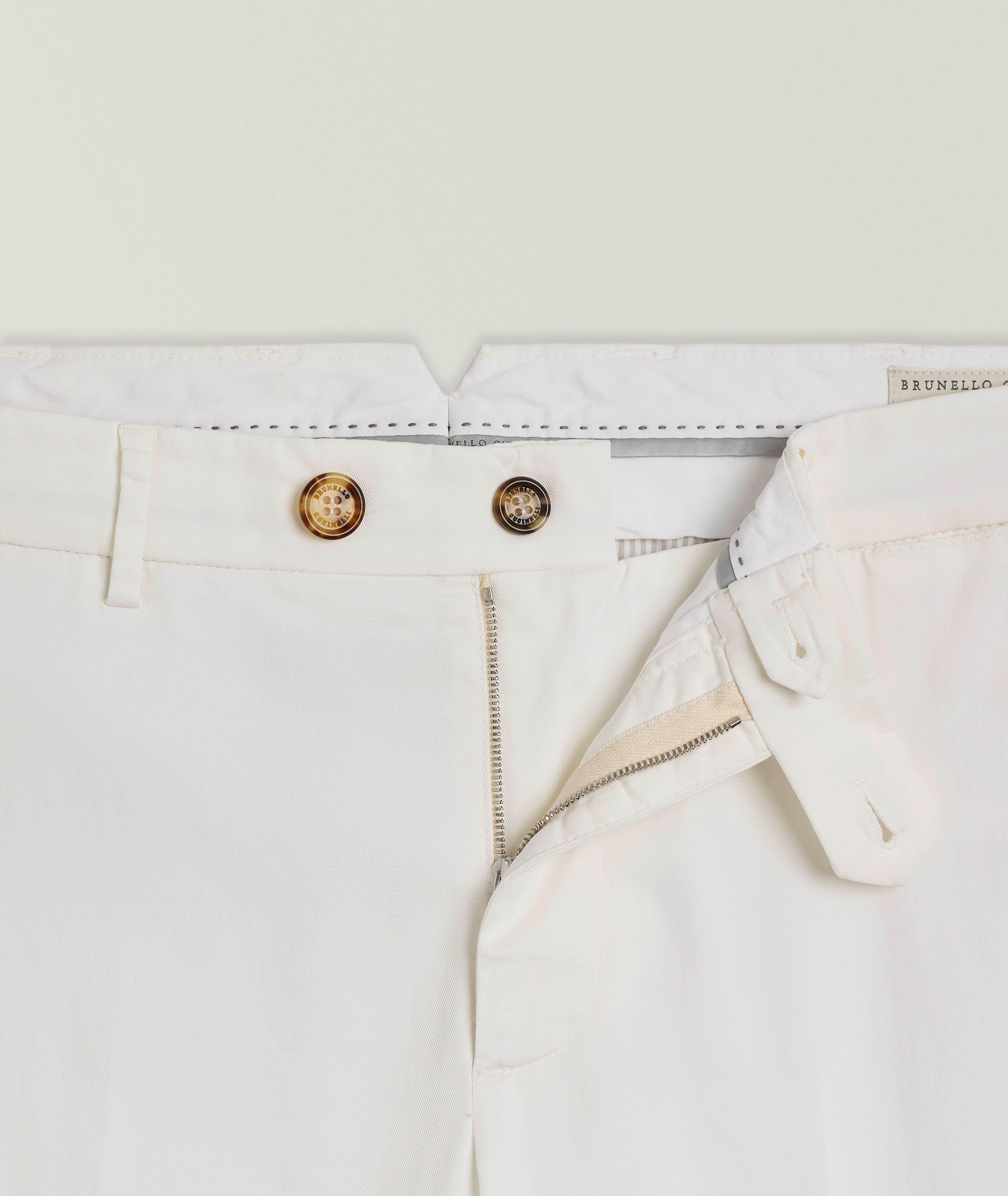 Italian-Fit Stretch-Cotton Chino Pants image 1