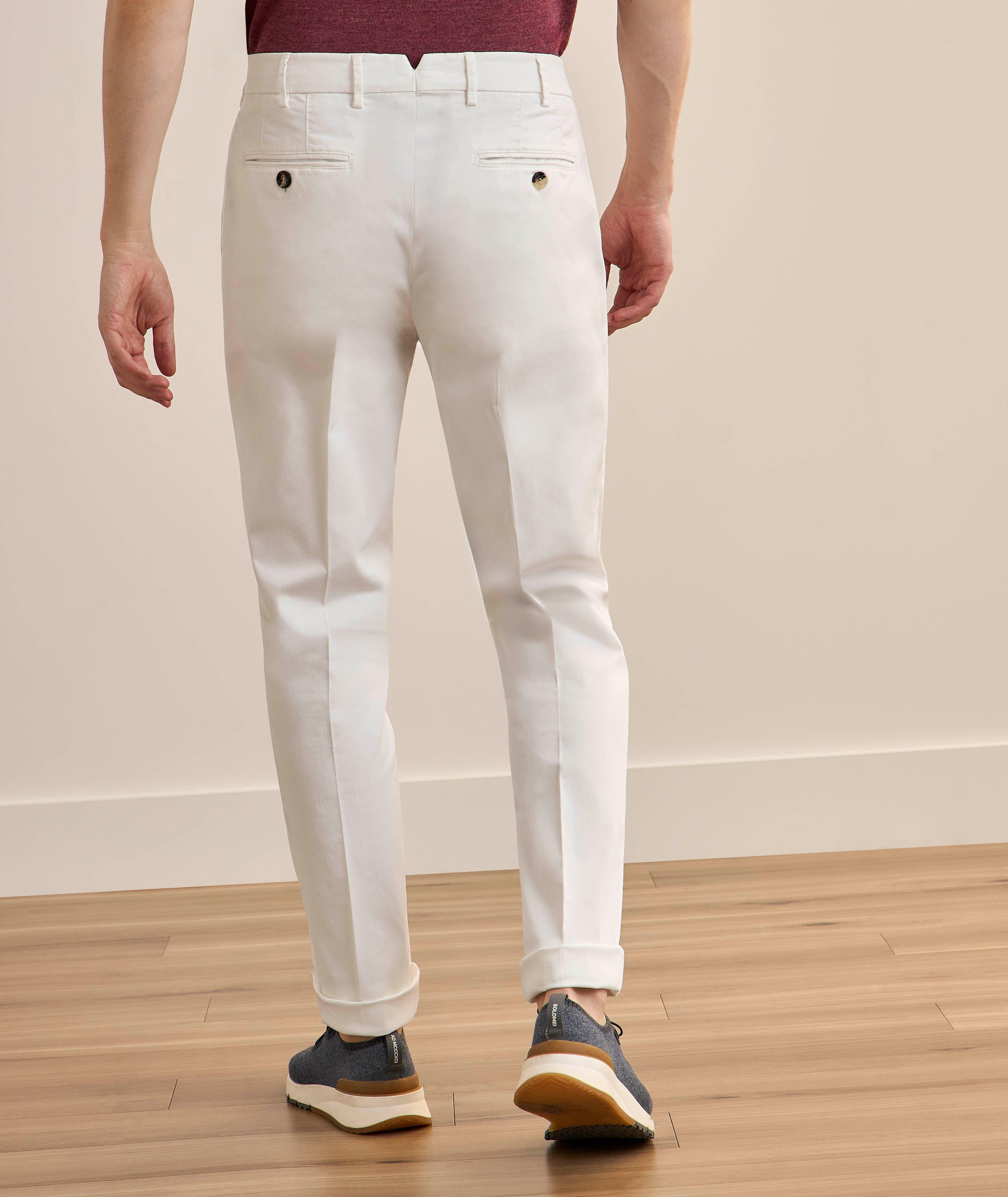 Pantalon chino coton extensible coupe Italian image 2